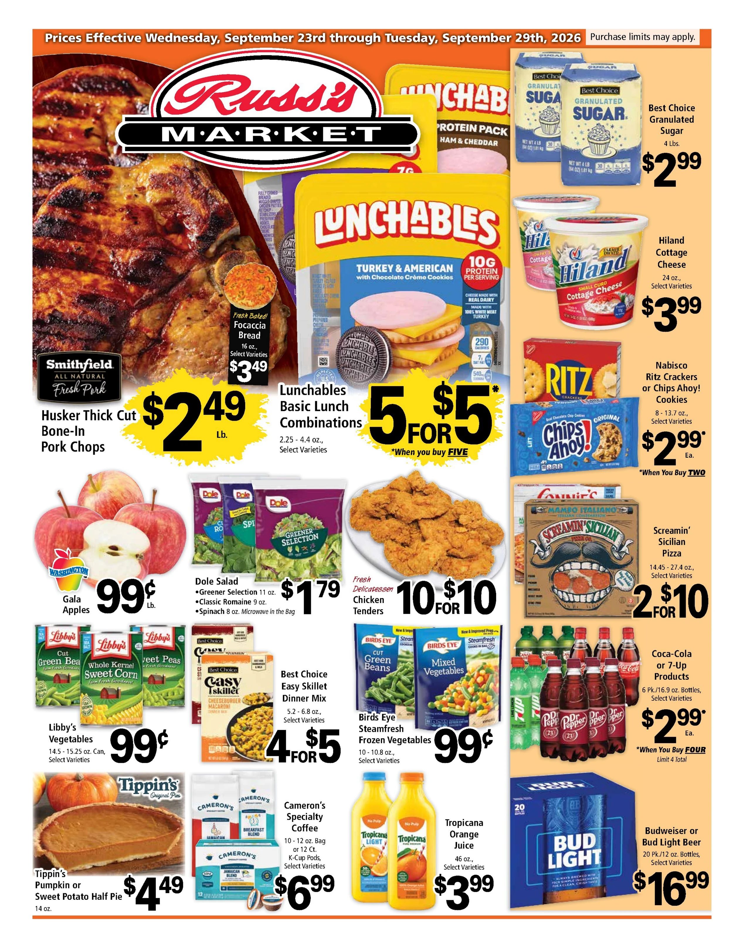 Russ's Market Next Weekly Ad - Page 1
