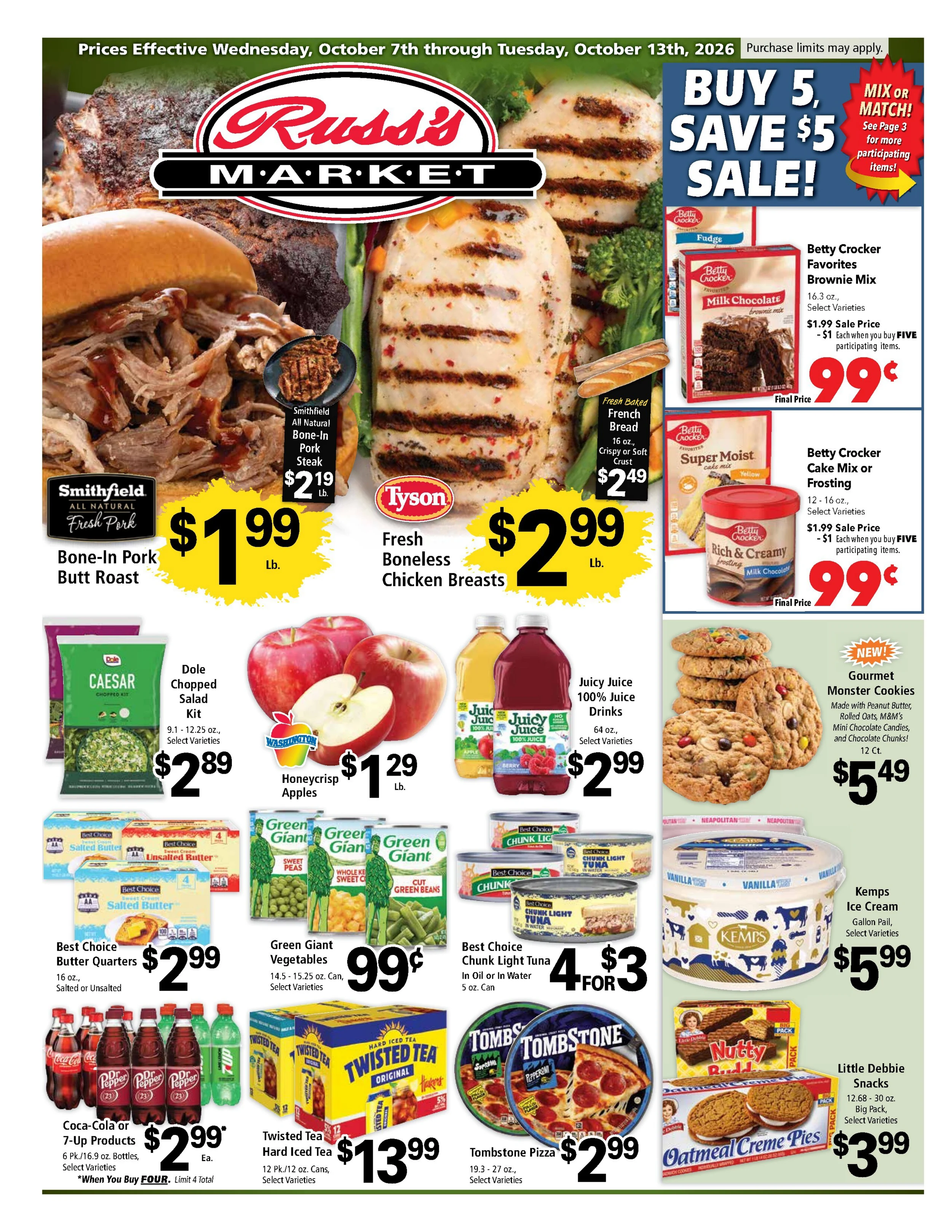 Russ's Market Next Weekly Ad - Page 1
