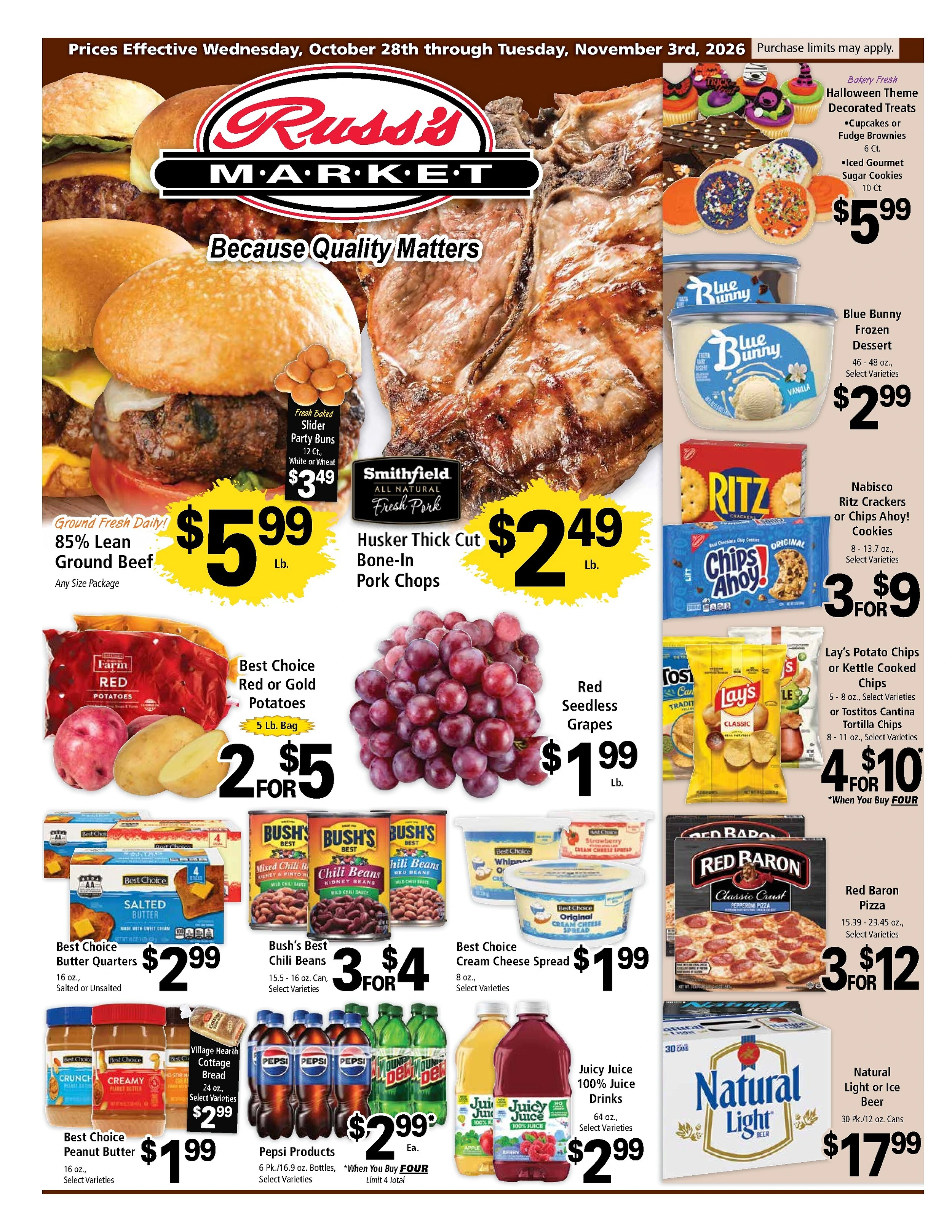 Russ's Market Weekly Ad - Page 1