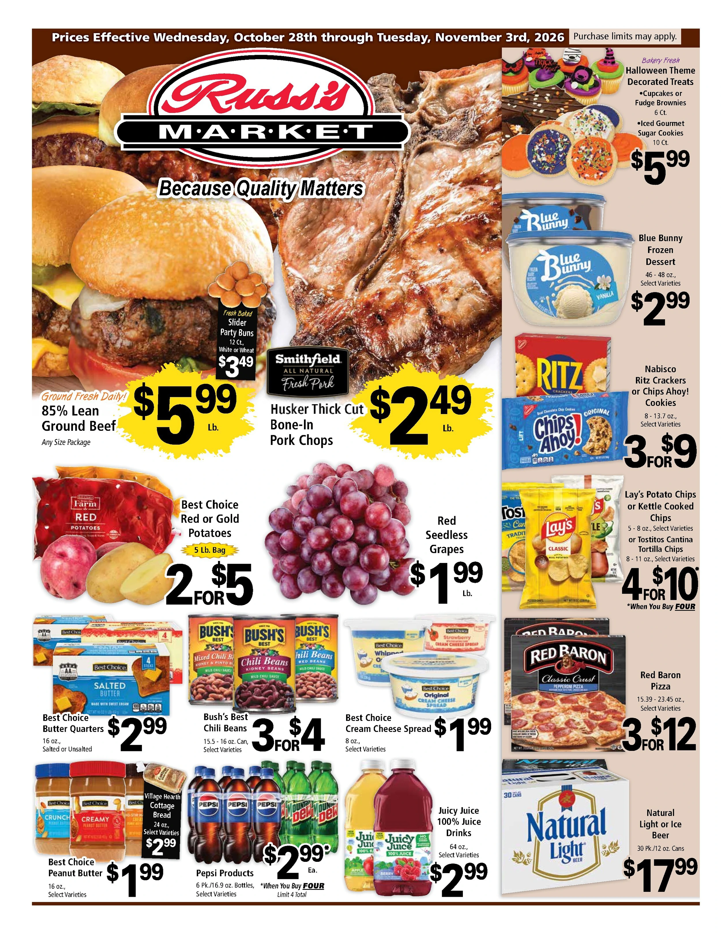 Russ's Market Next Weekly Ad - Page 1