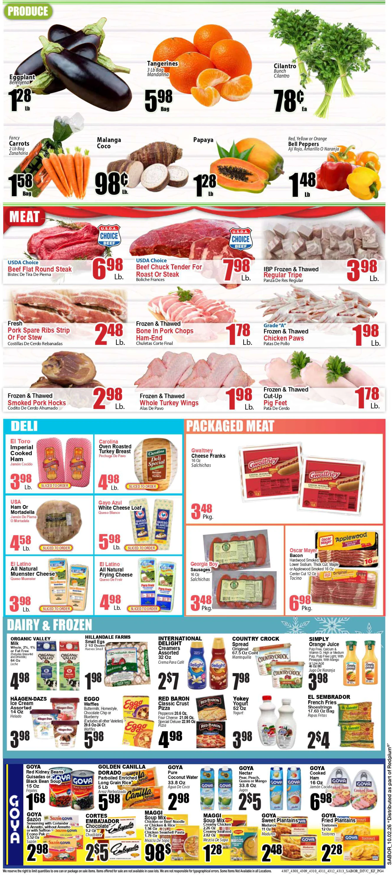 Sabor Tropical Weekly Specials - Page 4