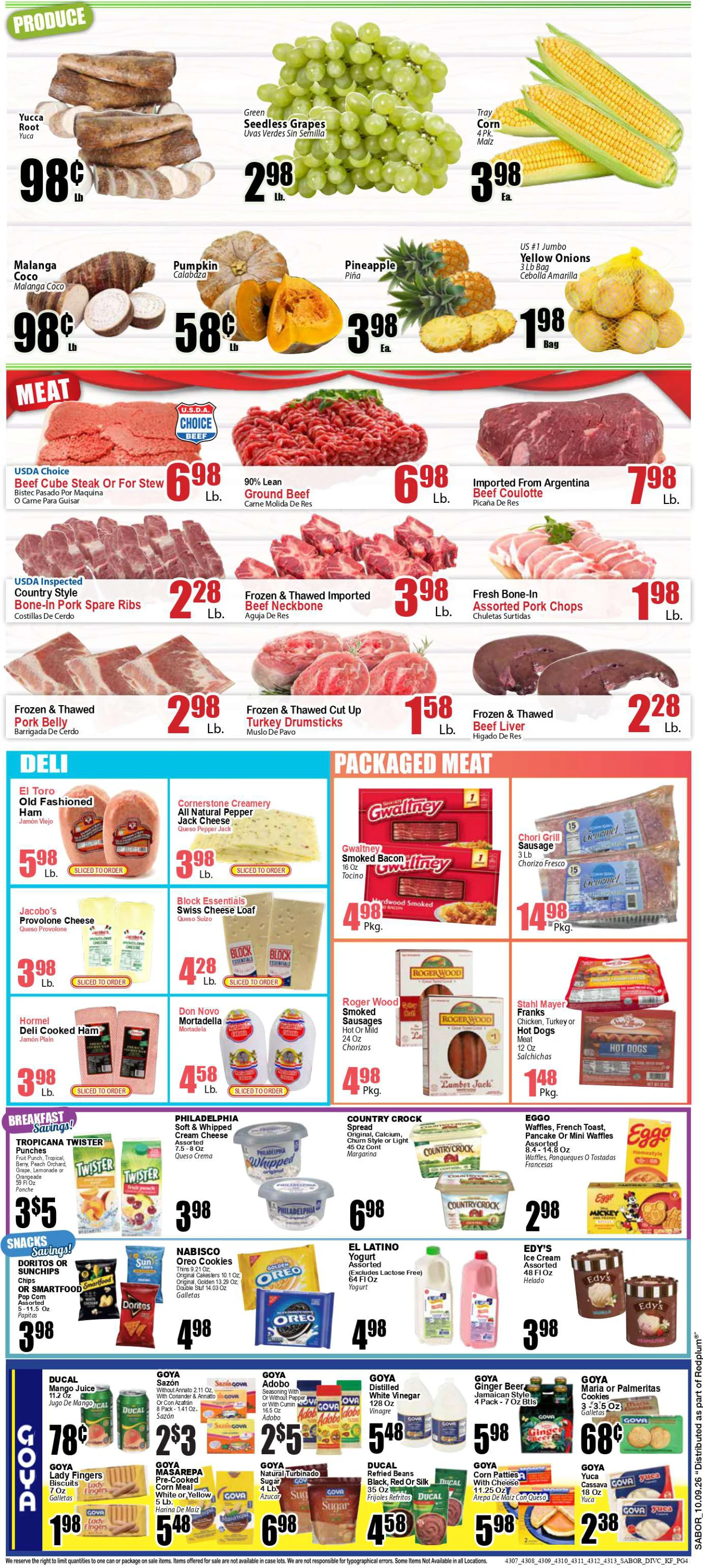 Sabor Tropical Weekly Specials - Page 4