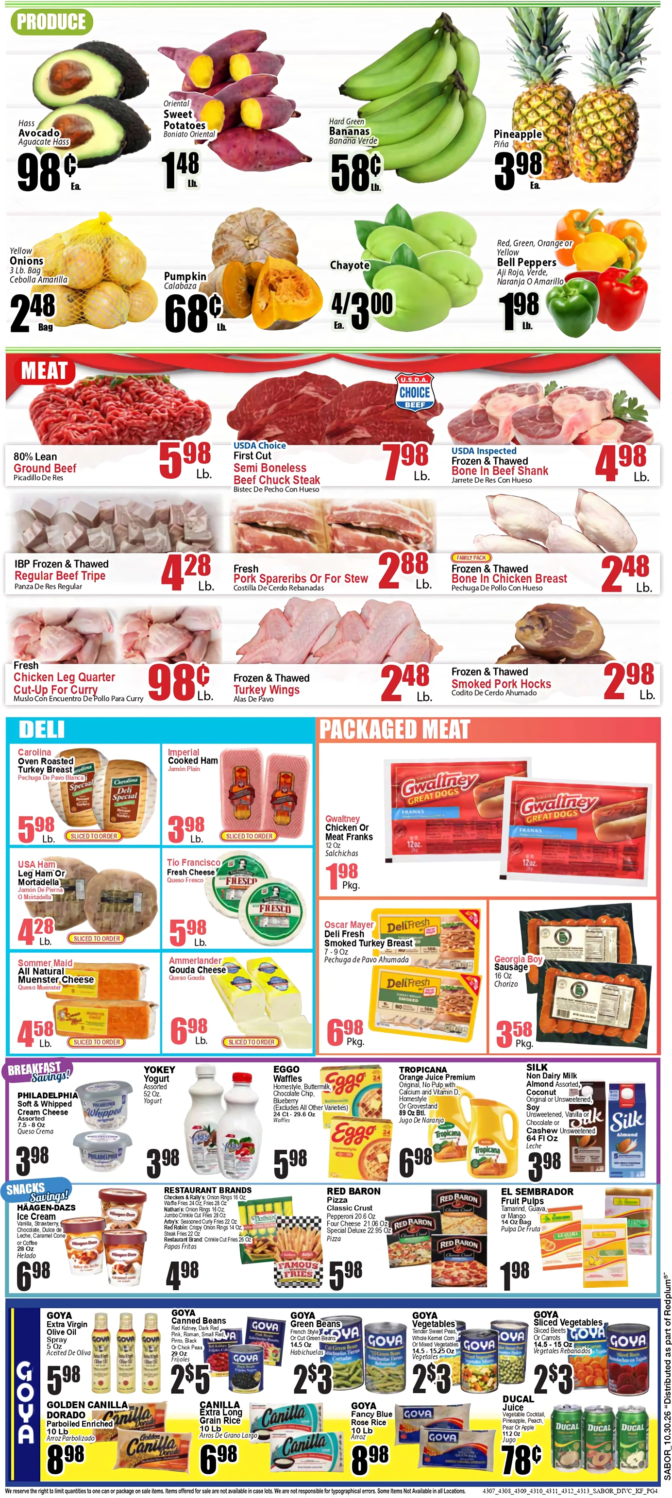 Sabor Tropical Weekly Specials - Page 4