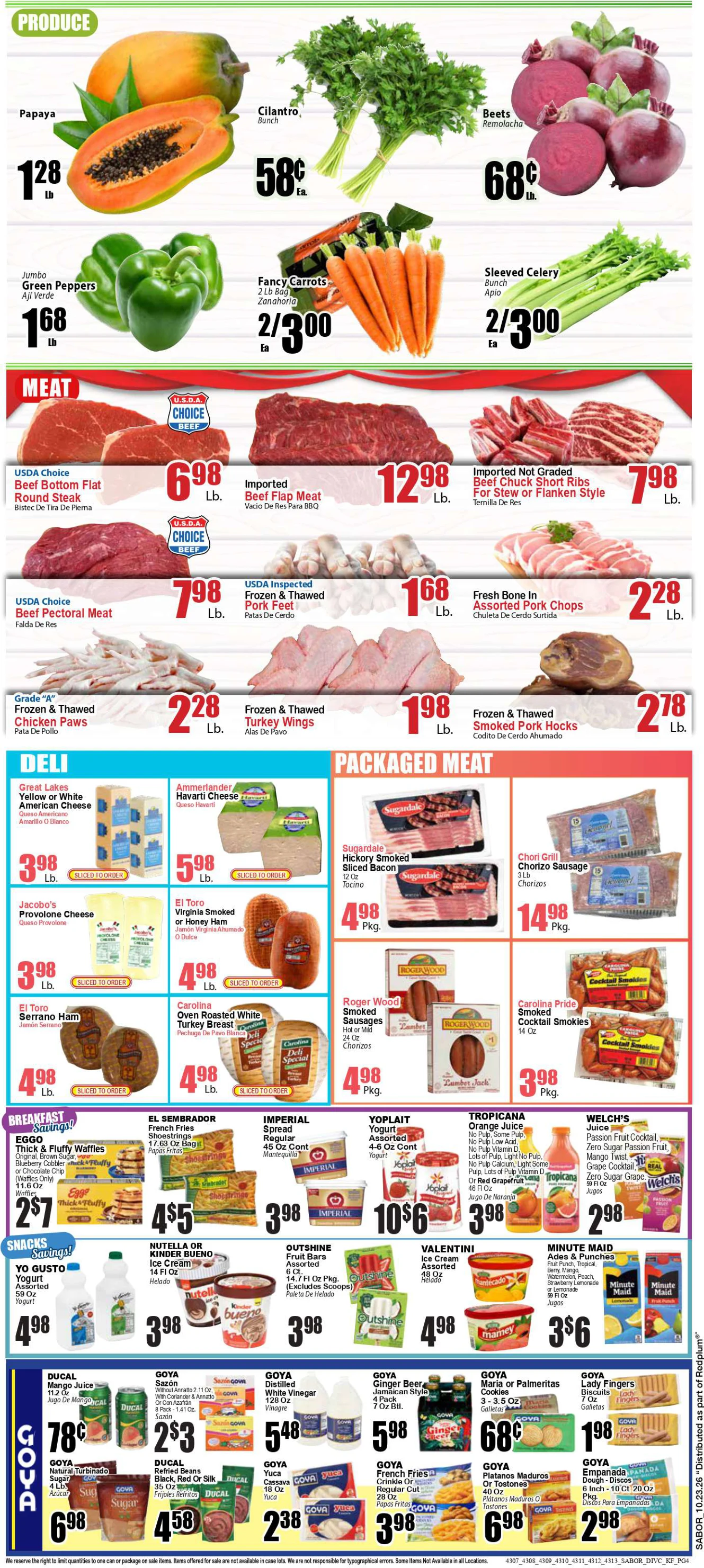 Sabor Tropical Weekly Specials - Page 4
