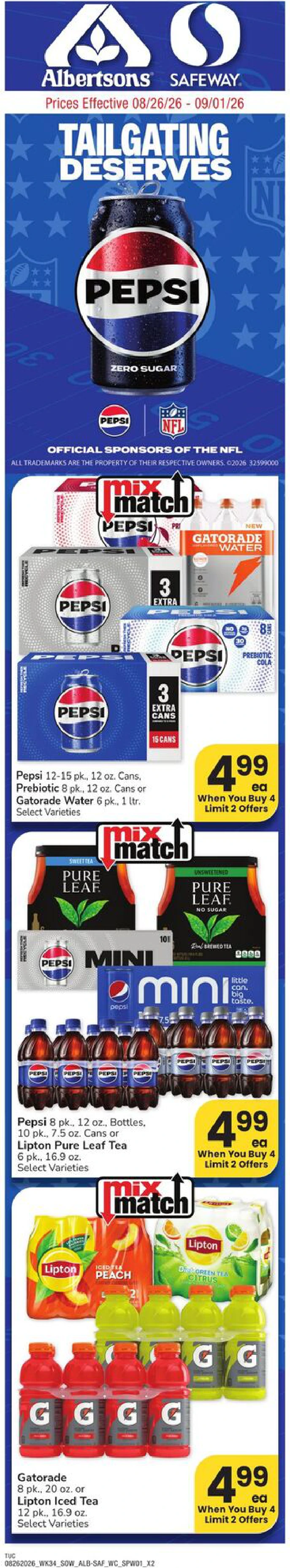 Safeway Arizona Weekly Ad - Page 1