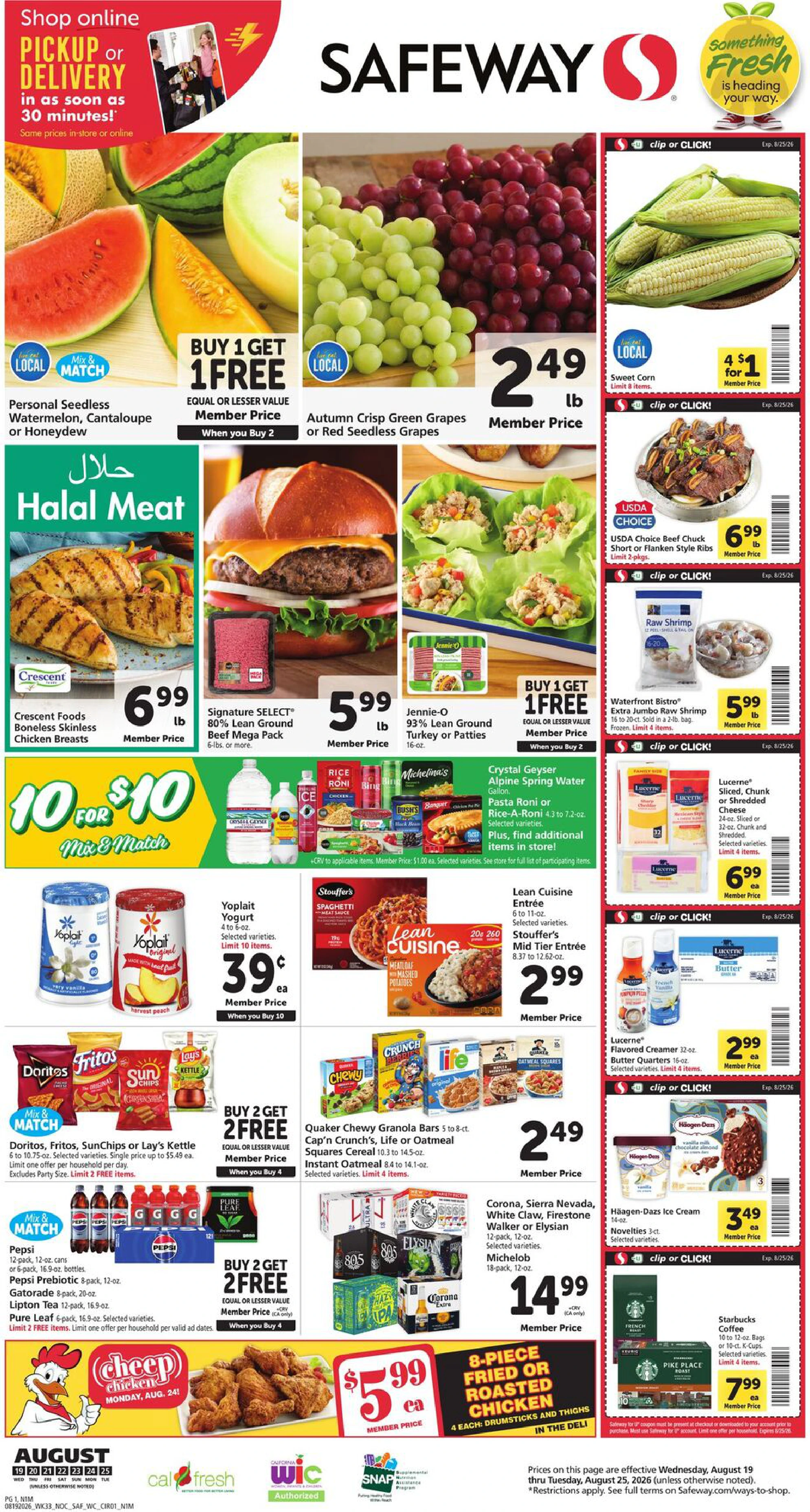 Safeway California Weekly Ad - Page 1