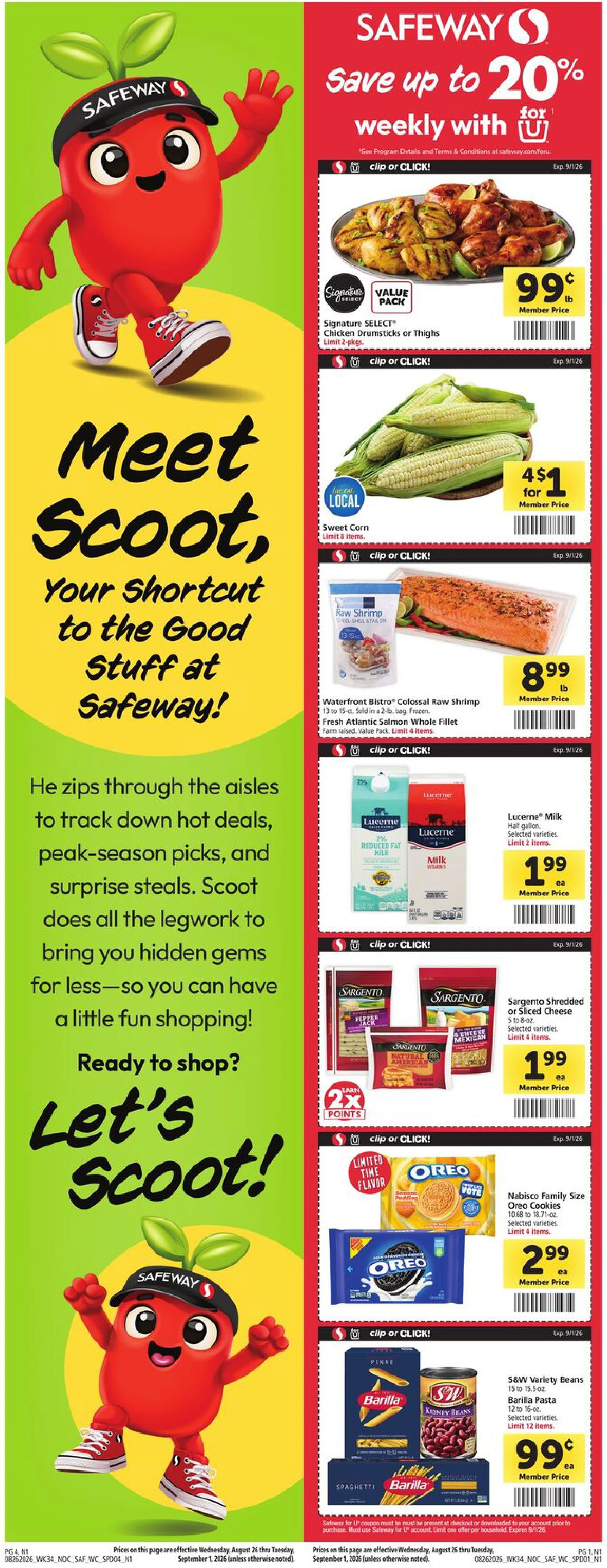 Safeway California Weekly Ad - Page 1