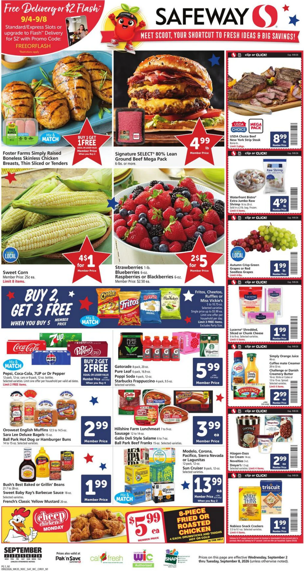 Safeway California Weekly Ad - Page 1