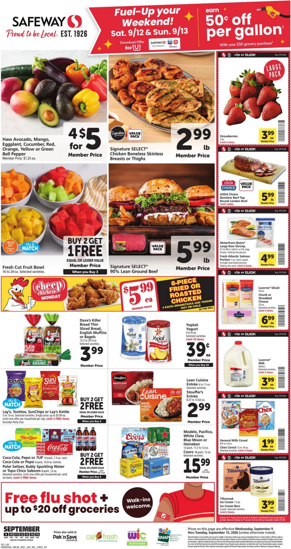 Safeway California Weekly Ad - Page 1