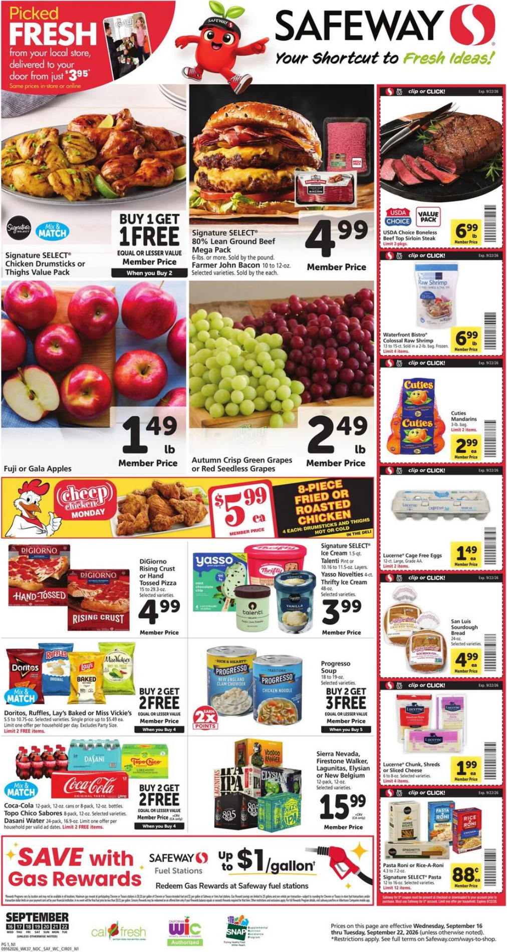 Safeway California Weekly Ad - Page 1