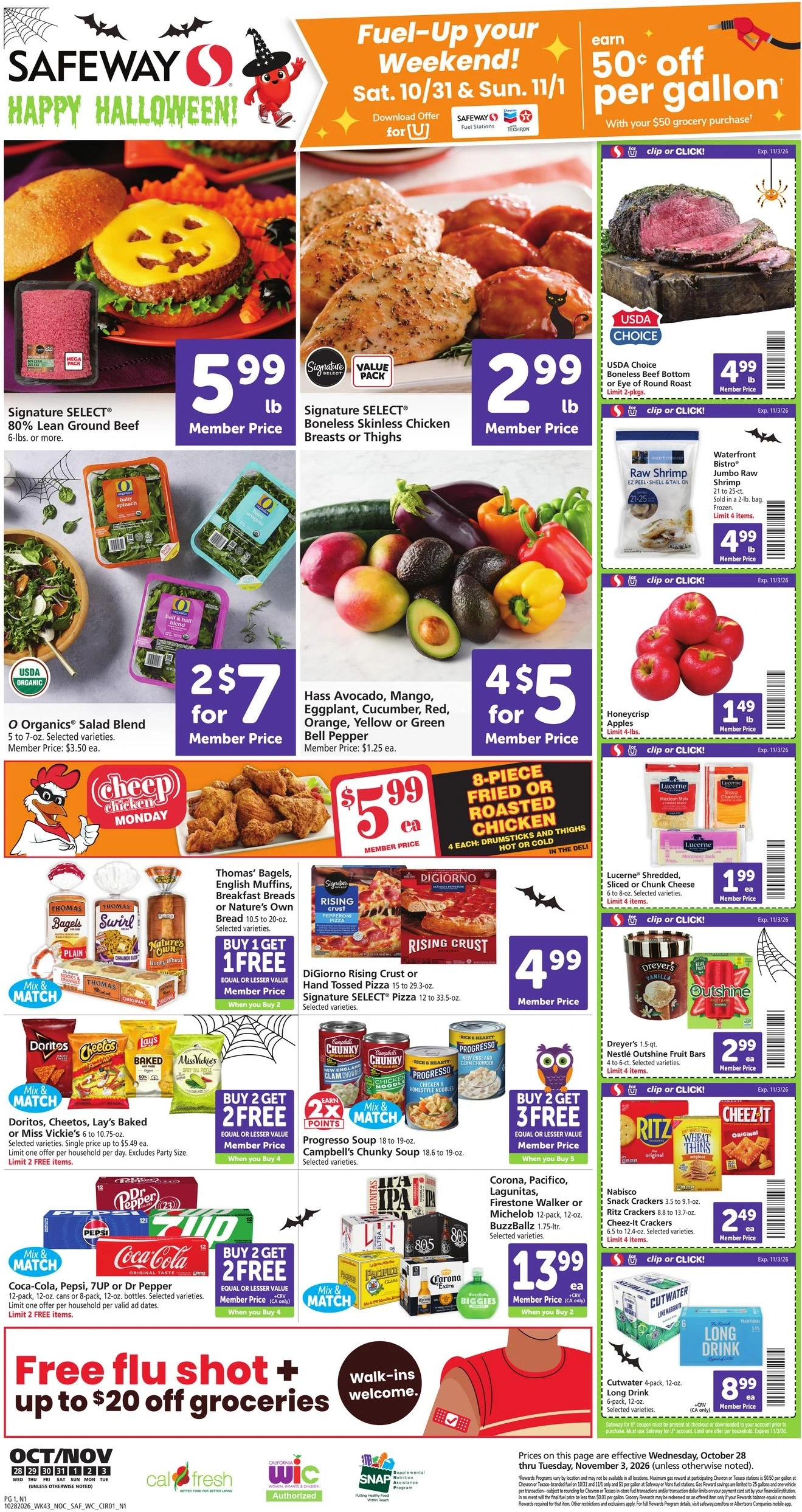 Safeway California Weekly Ad - Page 1
