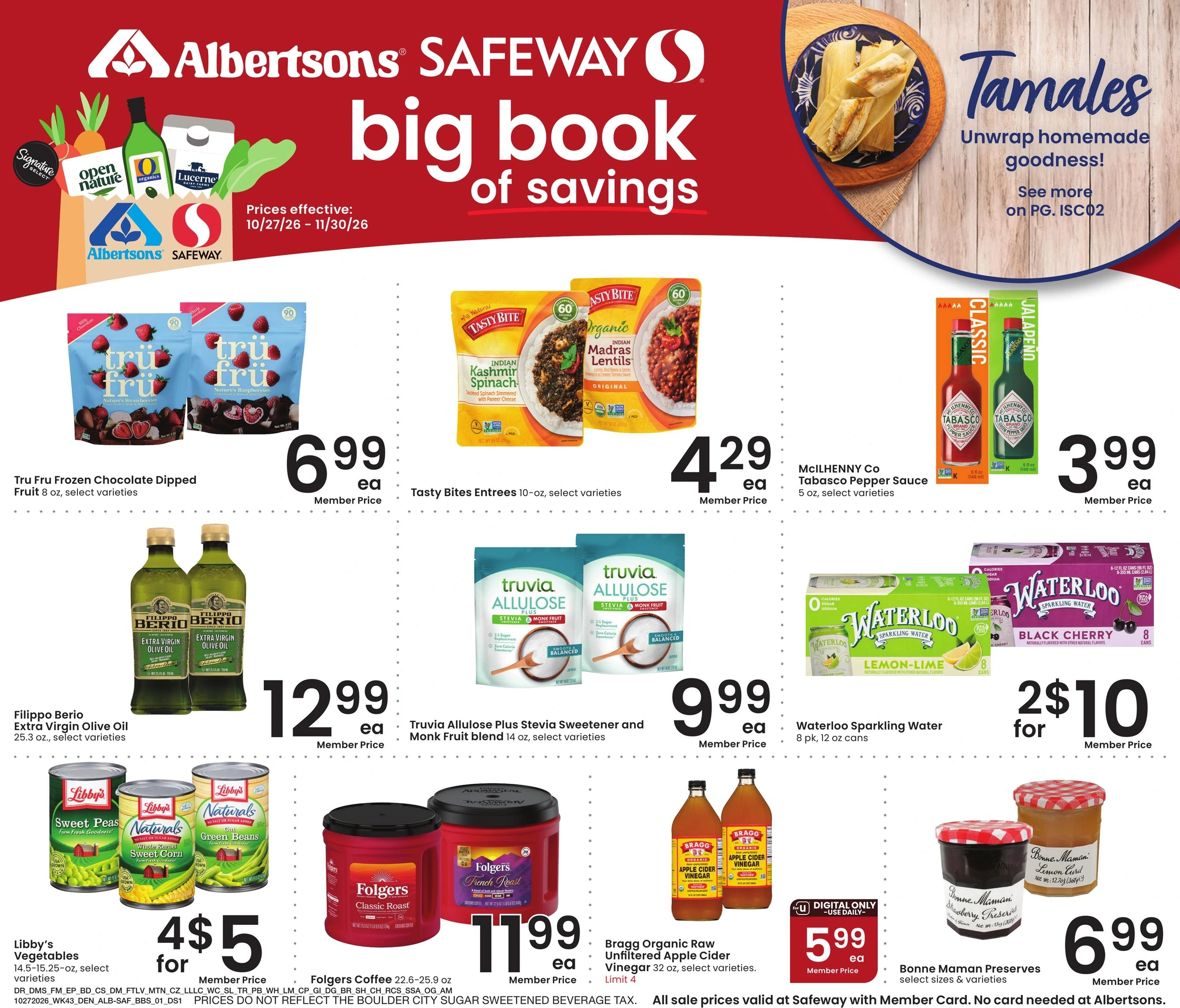 Safeway Colorado Big Book of Savings - Page 1