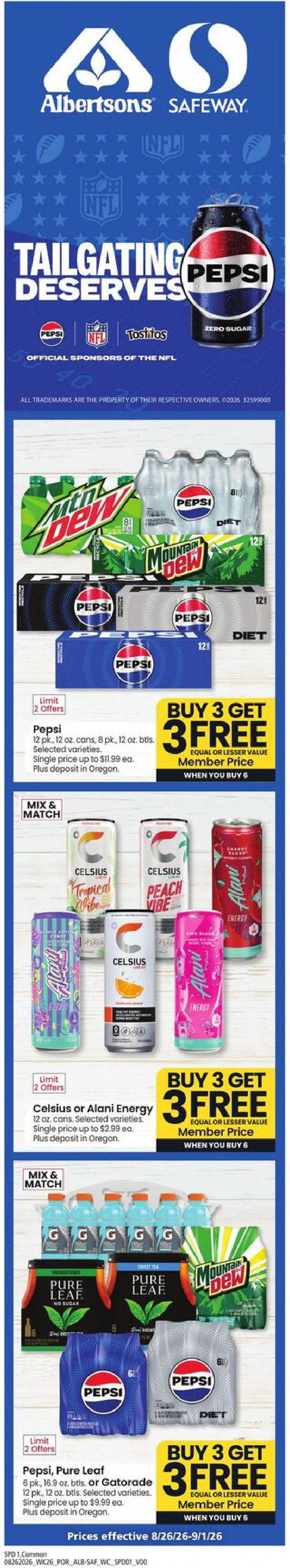 Safeway Oregon Weekly Ad - Page 1