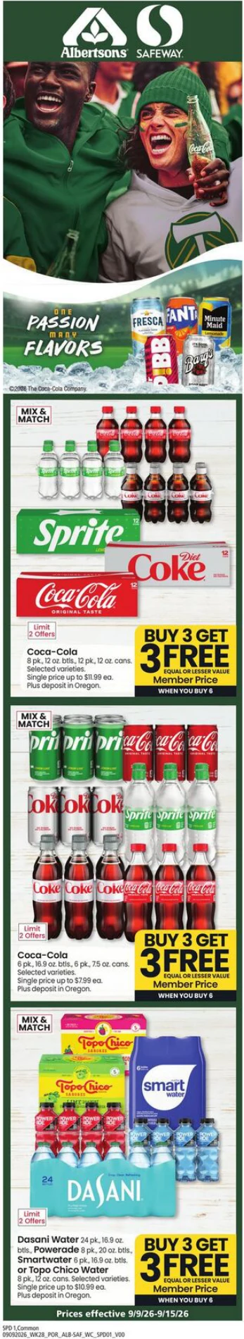 Safeway Oregon Weekly Ad - Page 1