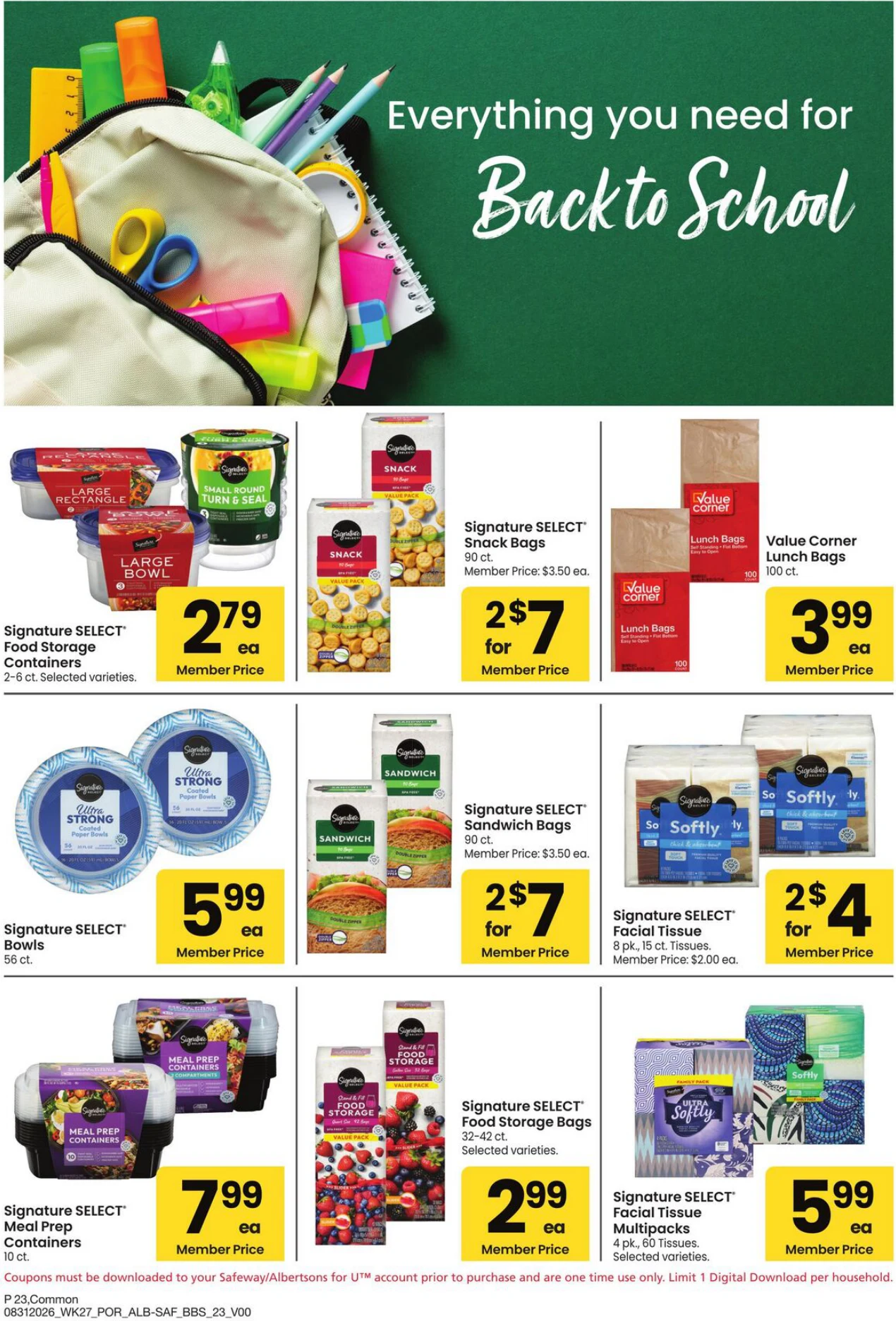 Safeway Oregon Big Book of Savings - Page 23