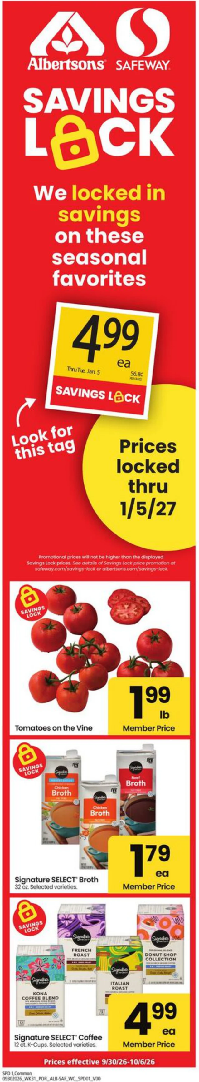Safeway Oregon Weekly Ad - Safeway - Portland - Page 1