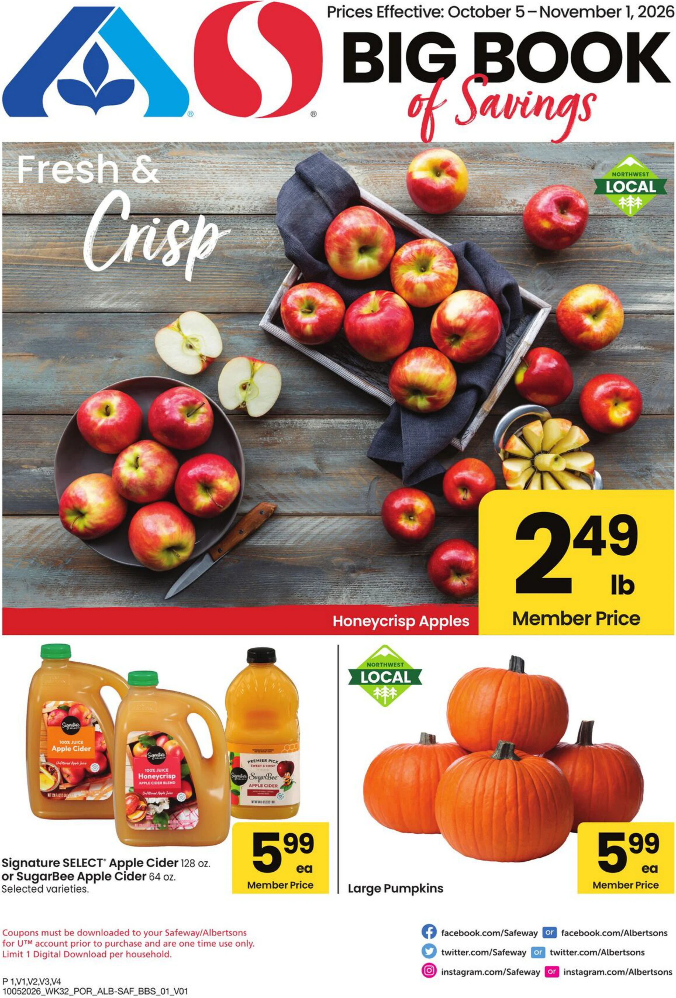 Safeway Oregon Big Book of Savings - Page 1