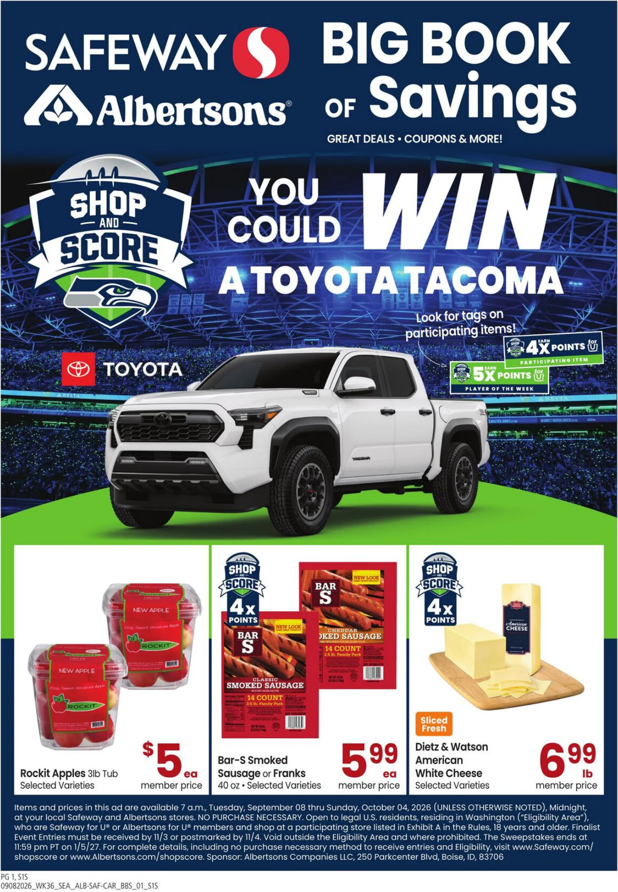 Safeway Washington Big Book of Savings - Page 1