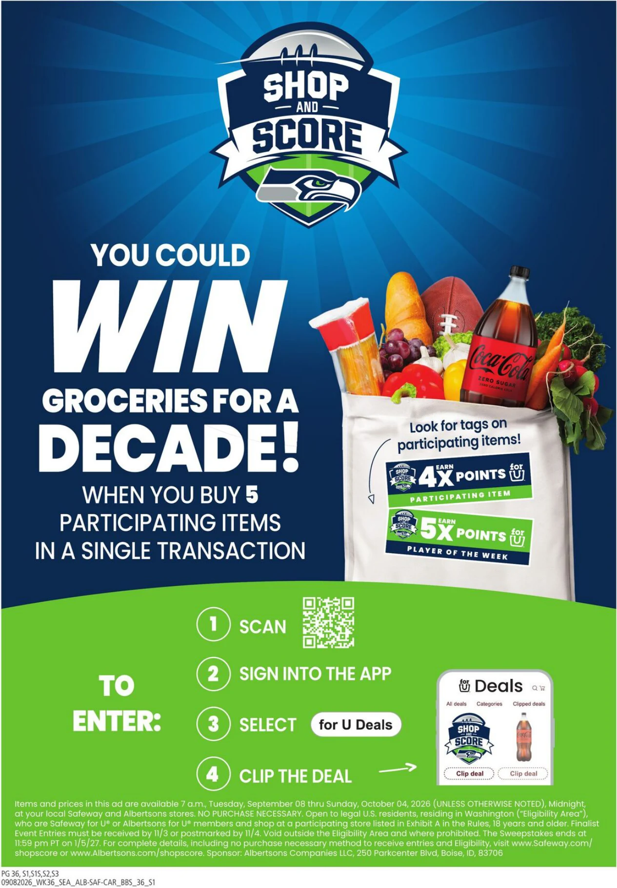 Safeway Washington Big Book of Savings - Page 36