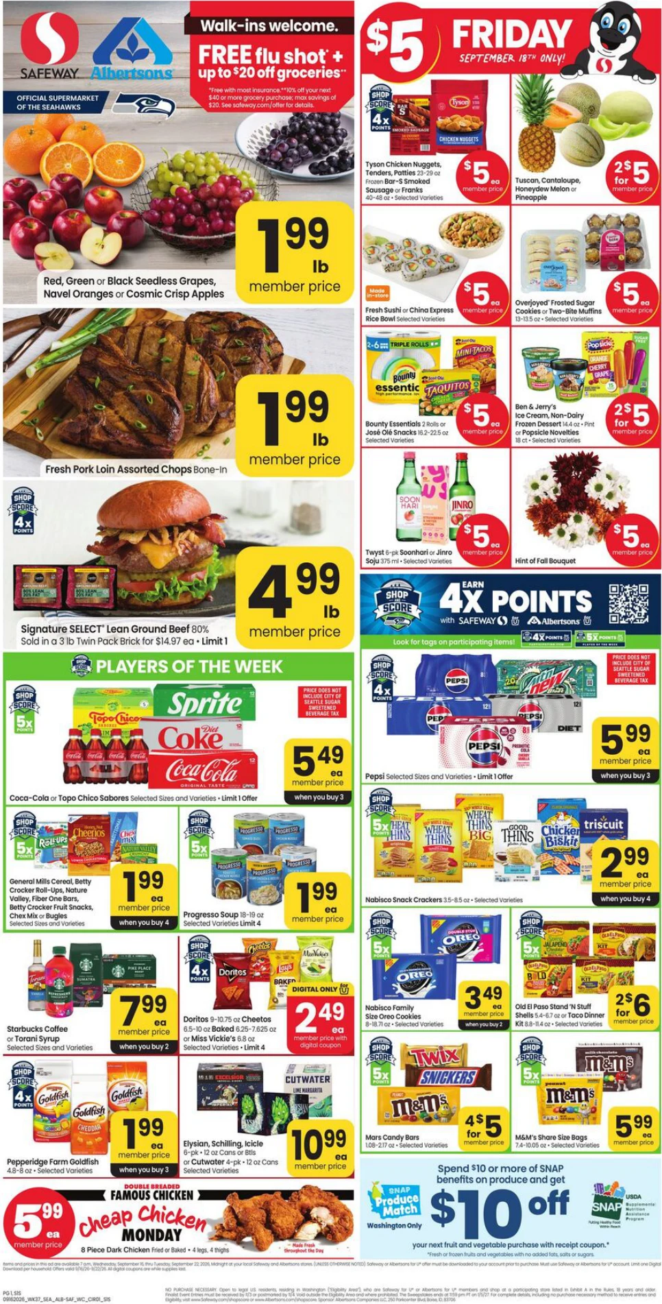 Safeway Washington Weekly Ad - Page 1
