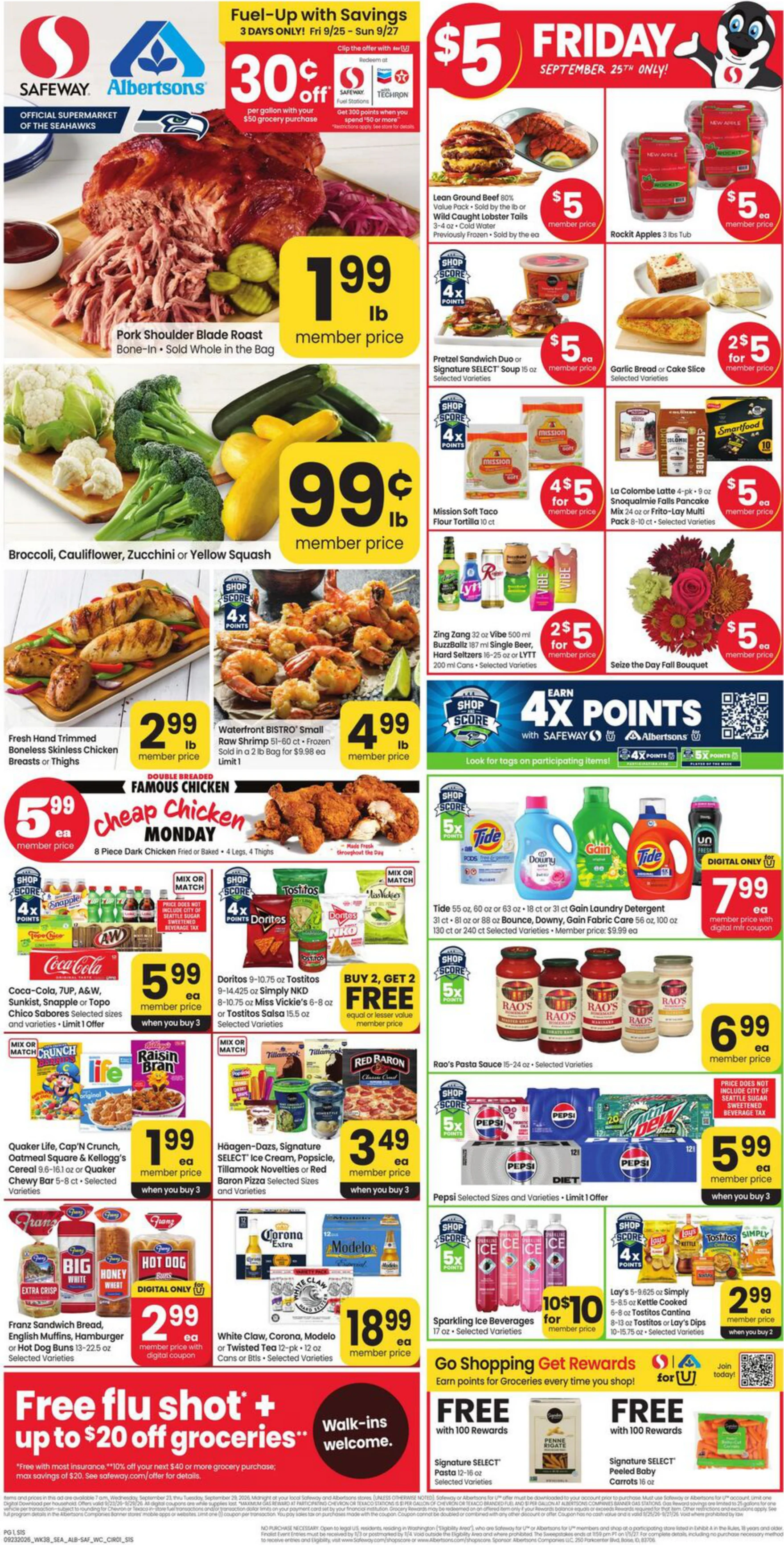 Safeway Washington Weekly Ad - Page 1