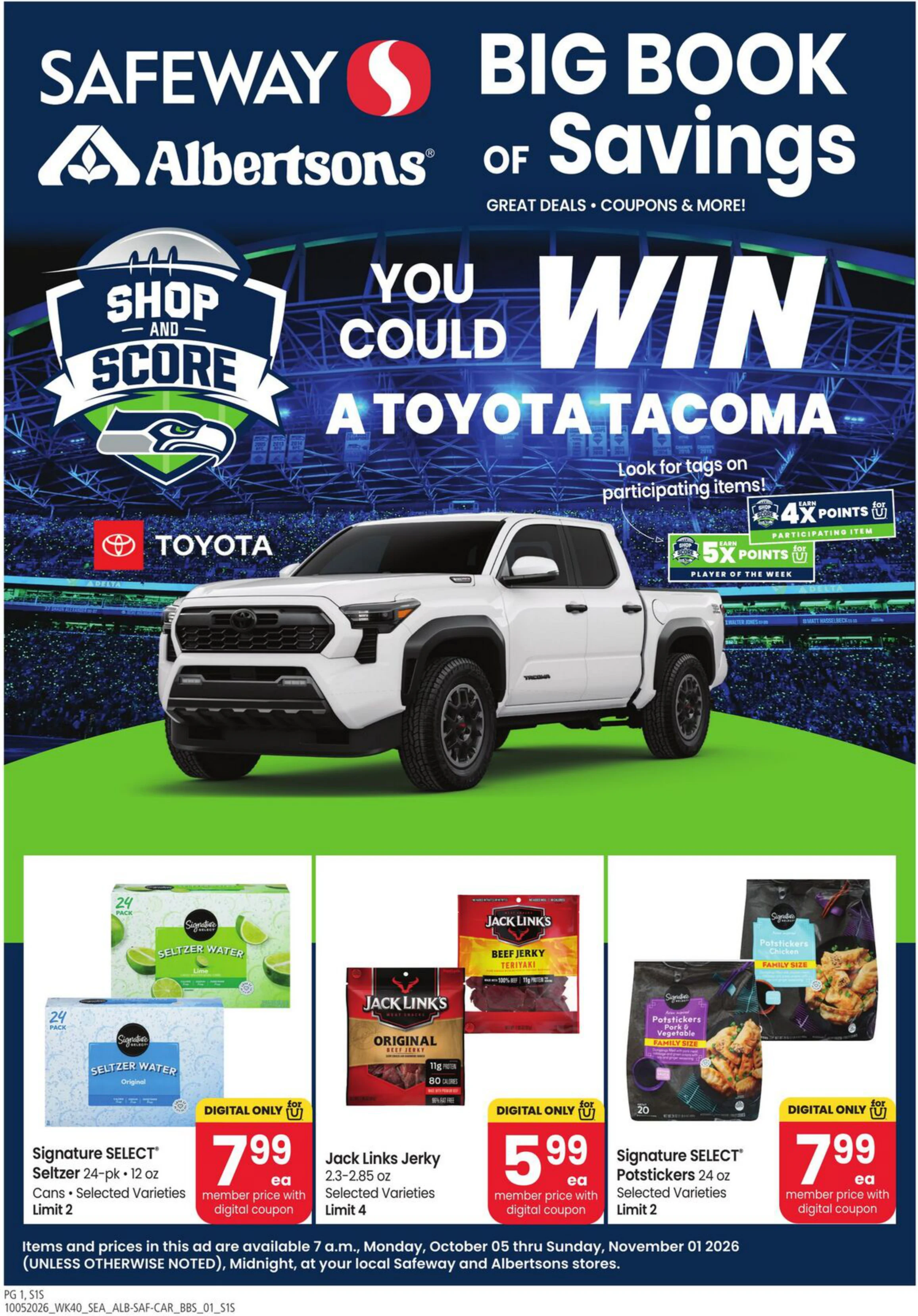 Safeway Washington Big Book of Savings - Page 1
