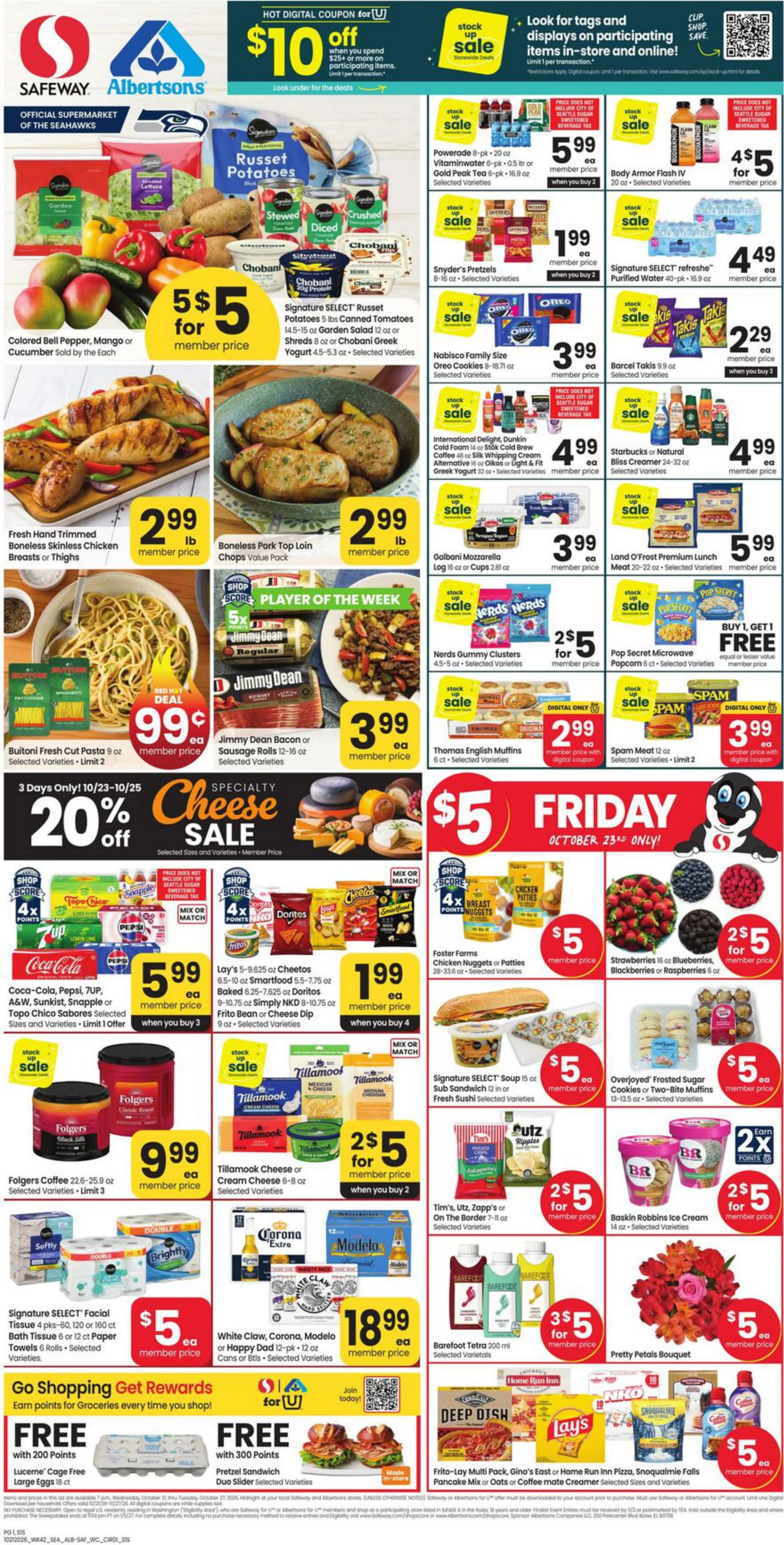 Safeway Washington Weekly Ad - Page 1
