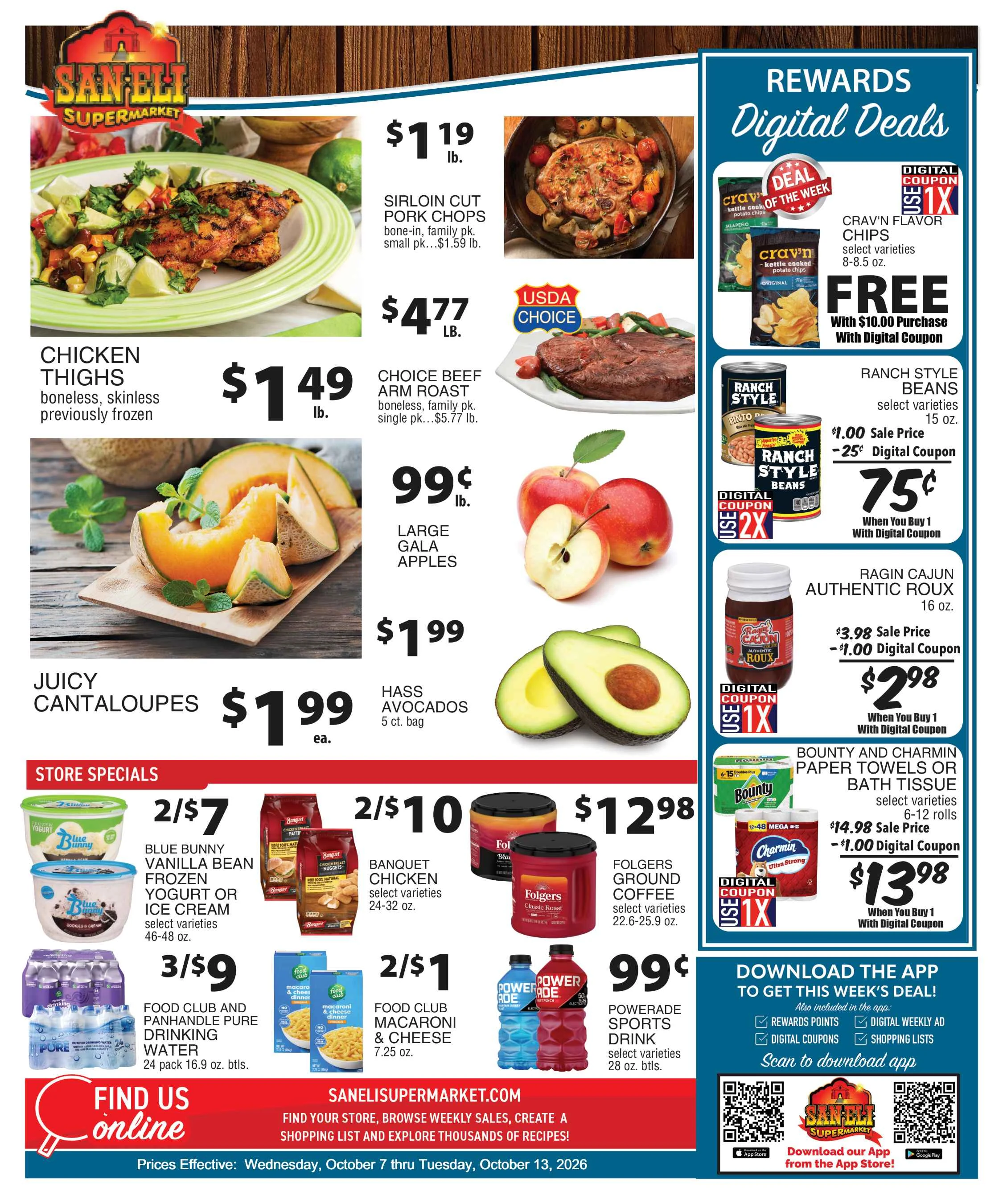 San Eli Supermarket Weekly Ad - Page 1