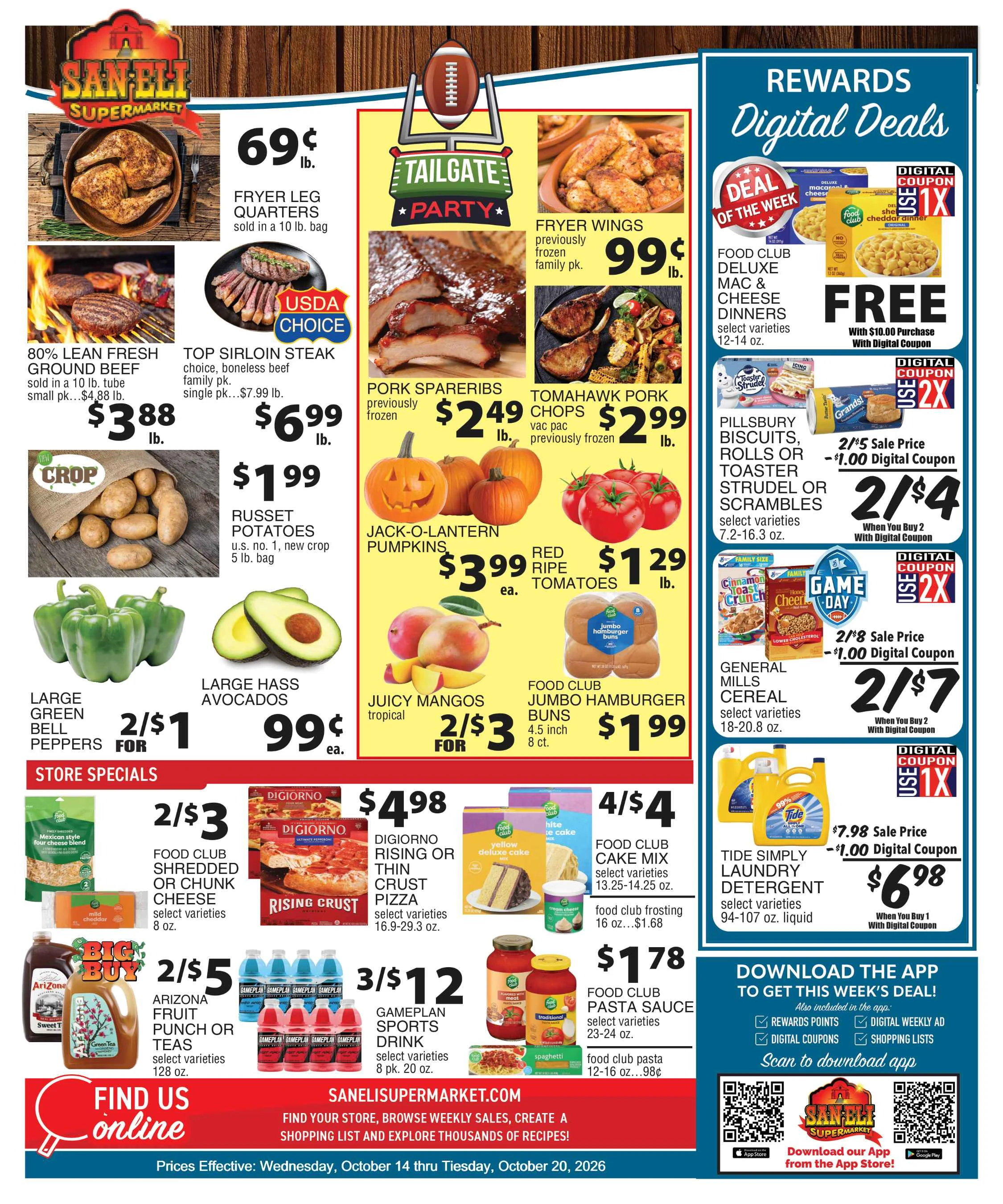 San Eli Supermarket Weekly Ad - Page 1