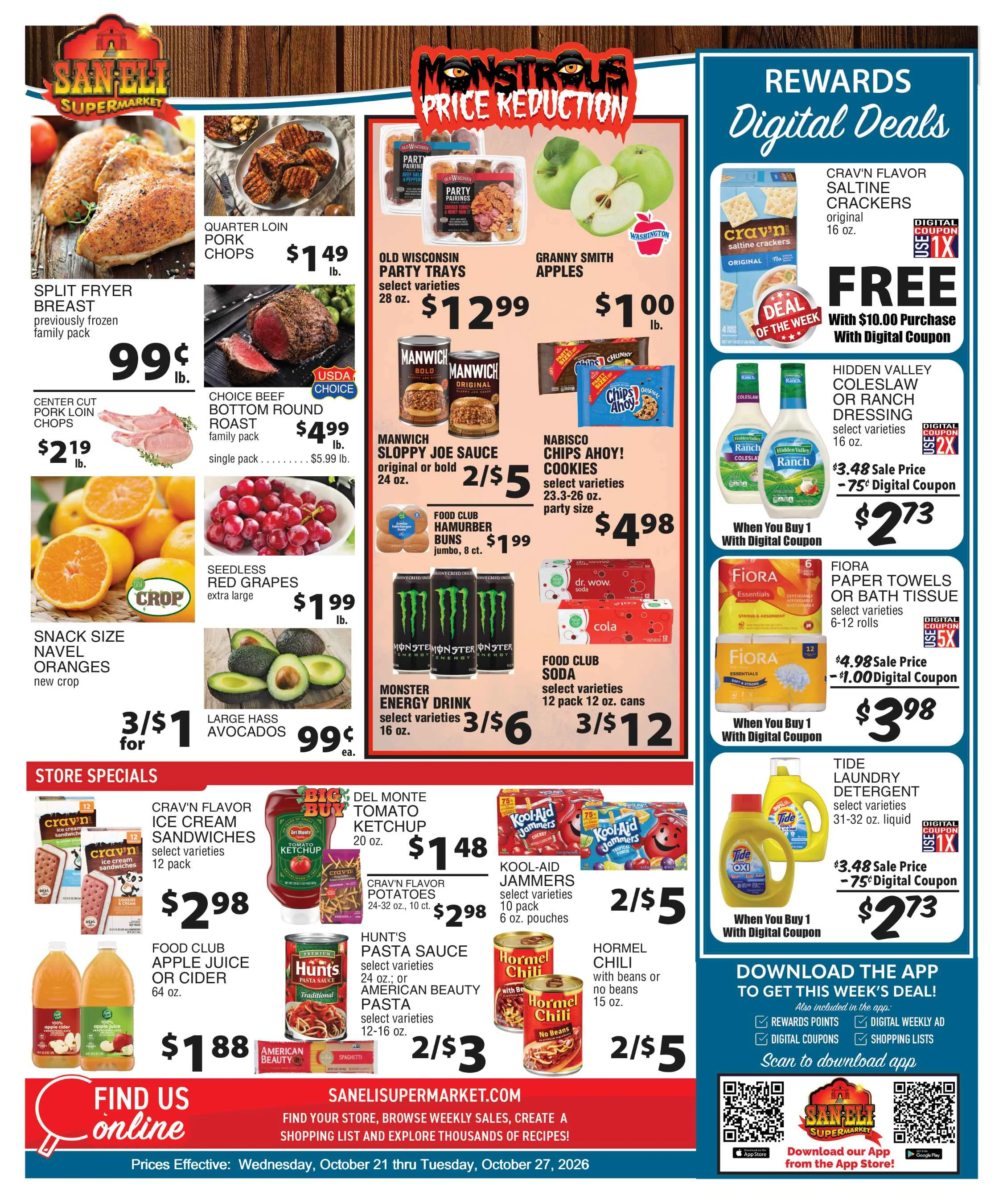 San Eli Supermarket Weekly Ad - Page 1