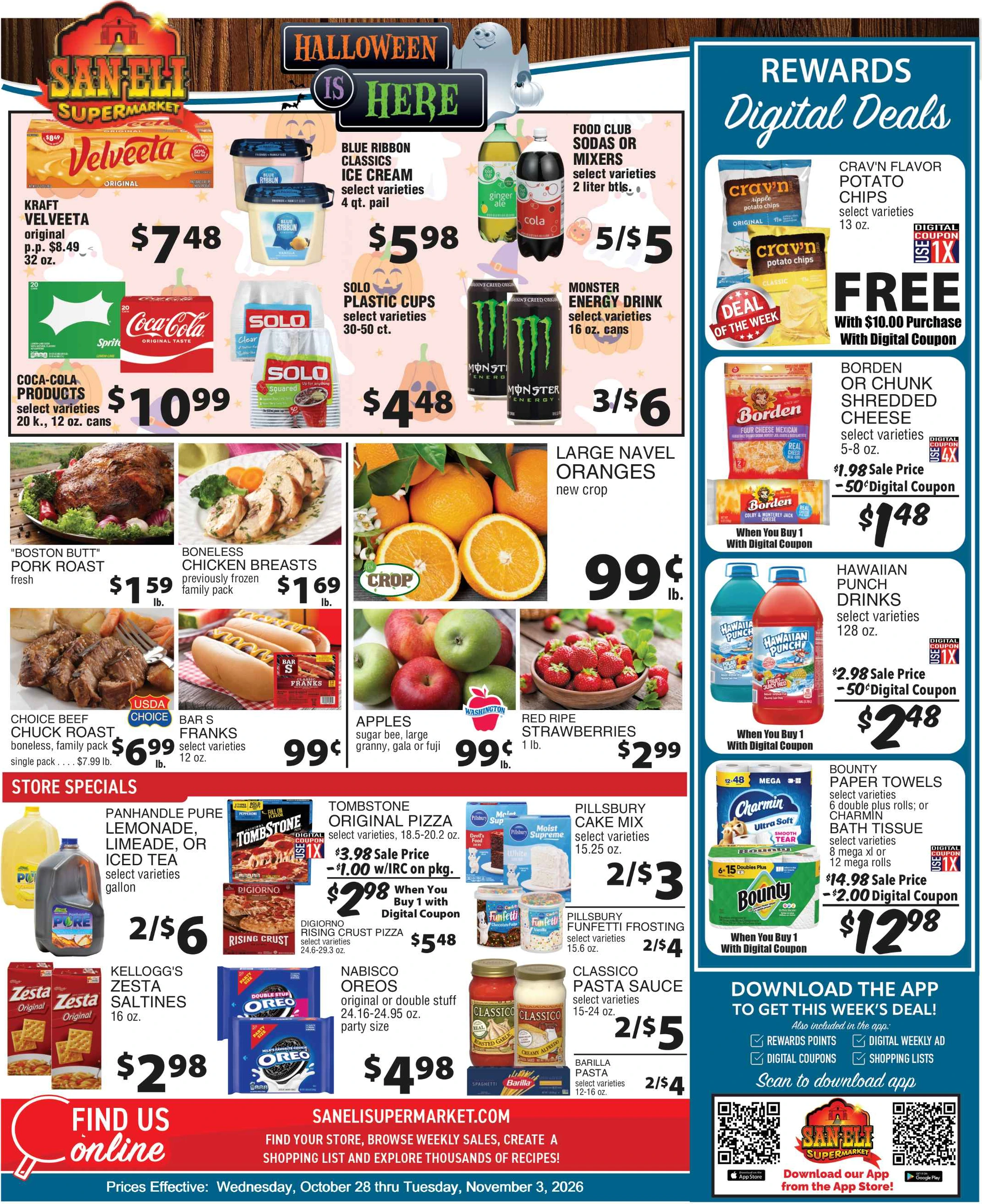 San Eli Supermarket Weekly Ad - Page 1