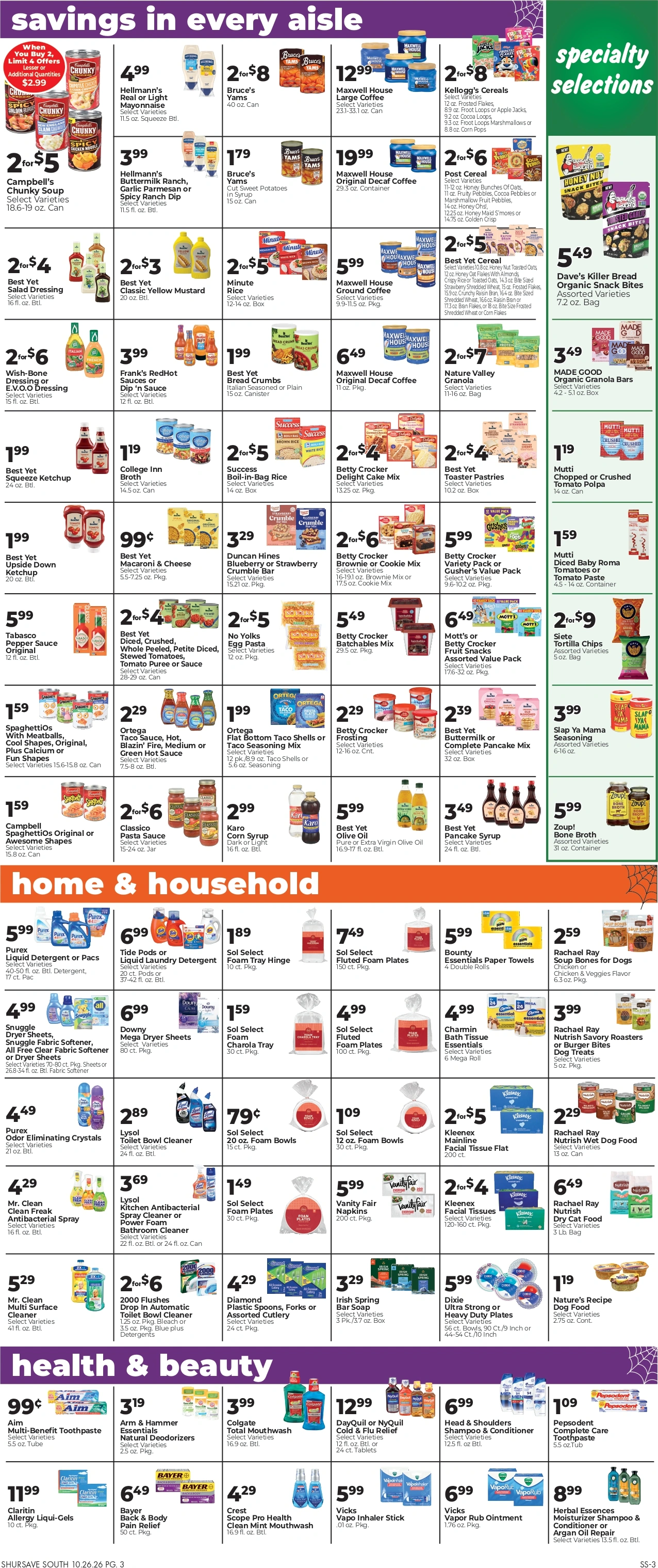 Sandy Ridge Market IGA Weekly Ad - Page 3