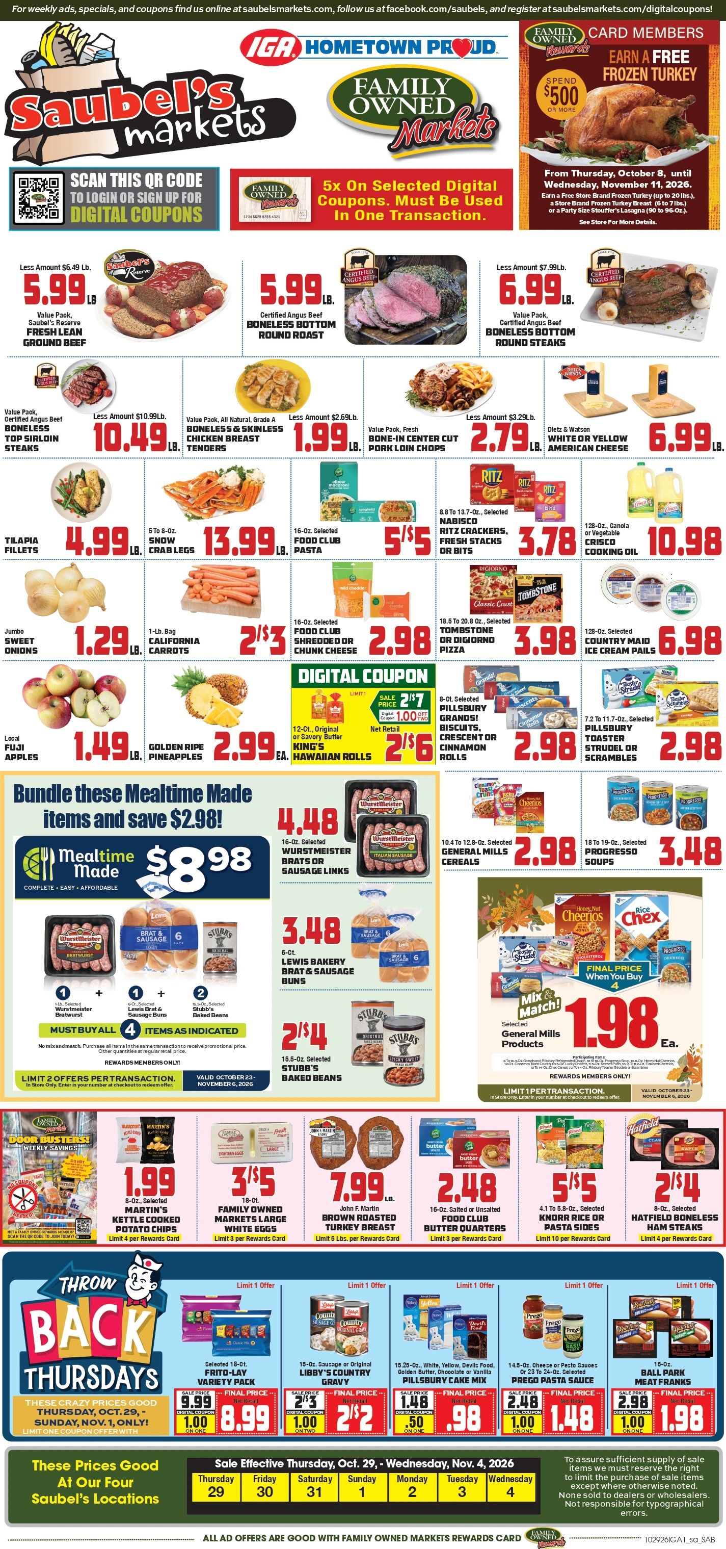 Saubel's Markets Weekly Ad - Page 1