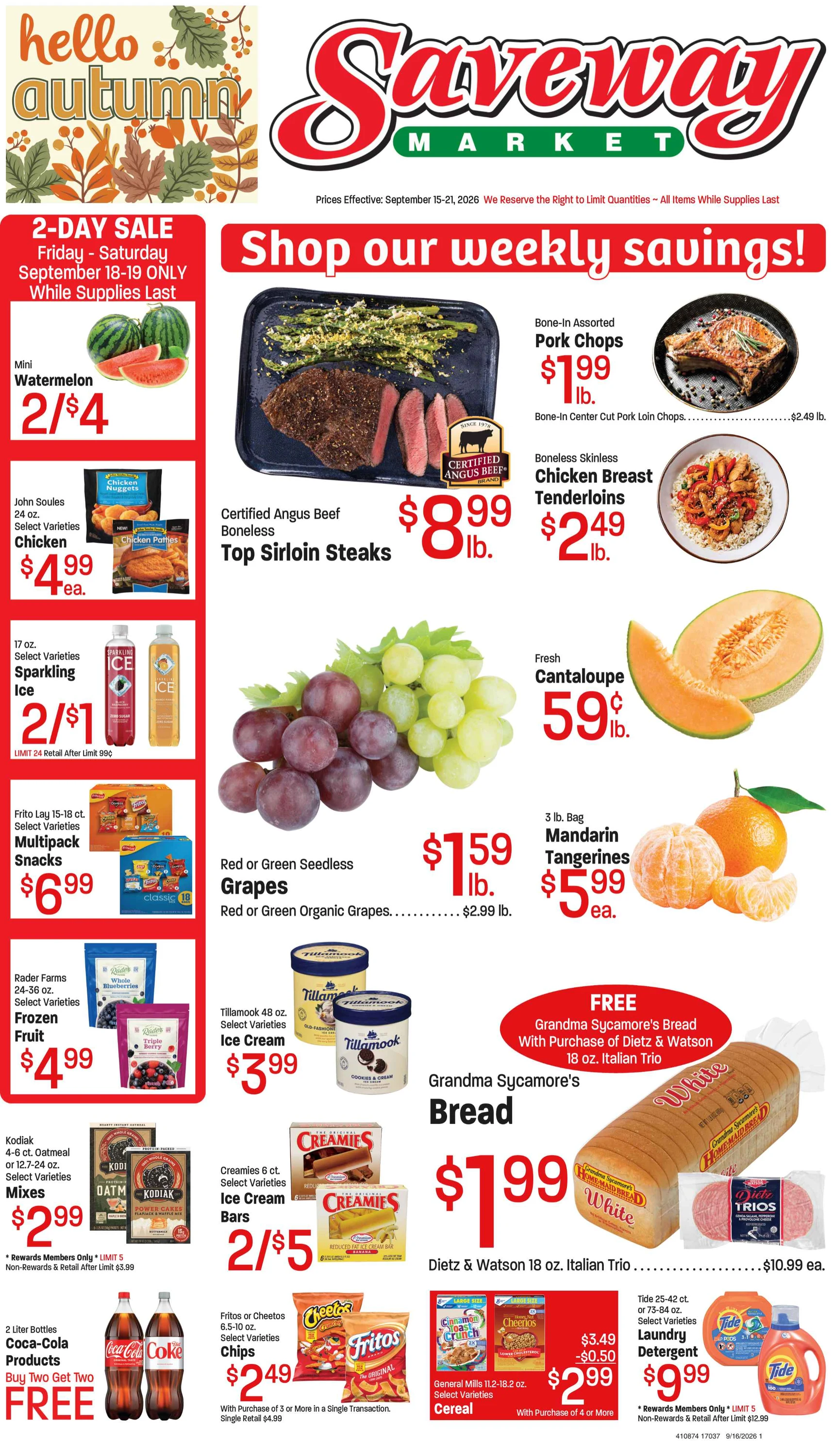 Saveway Market Saveway Market - September 15th - 21st, 2026 - Page 1