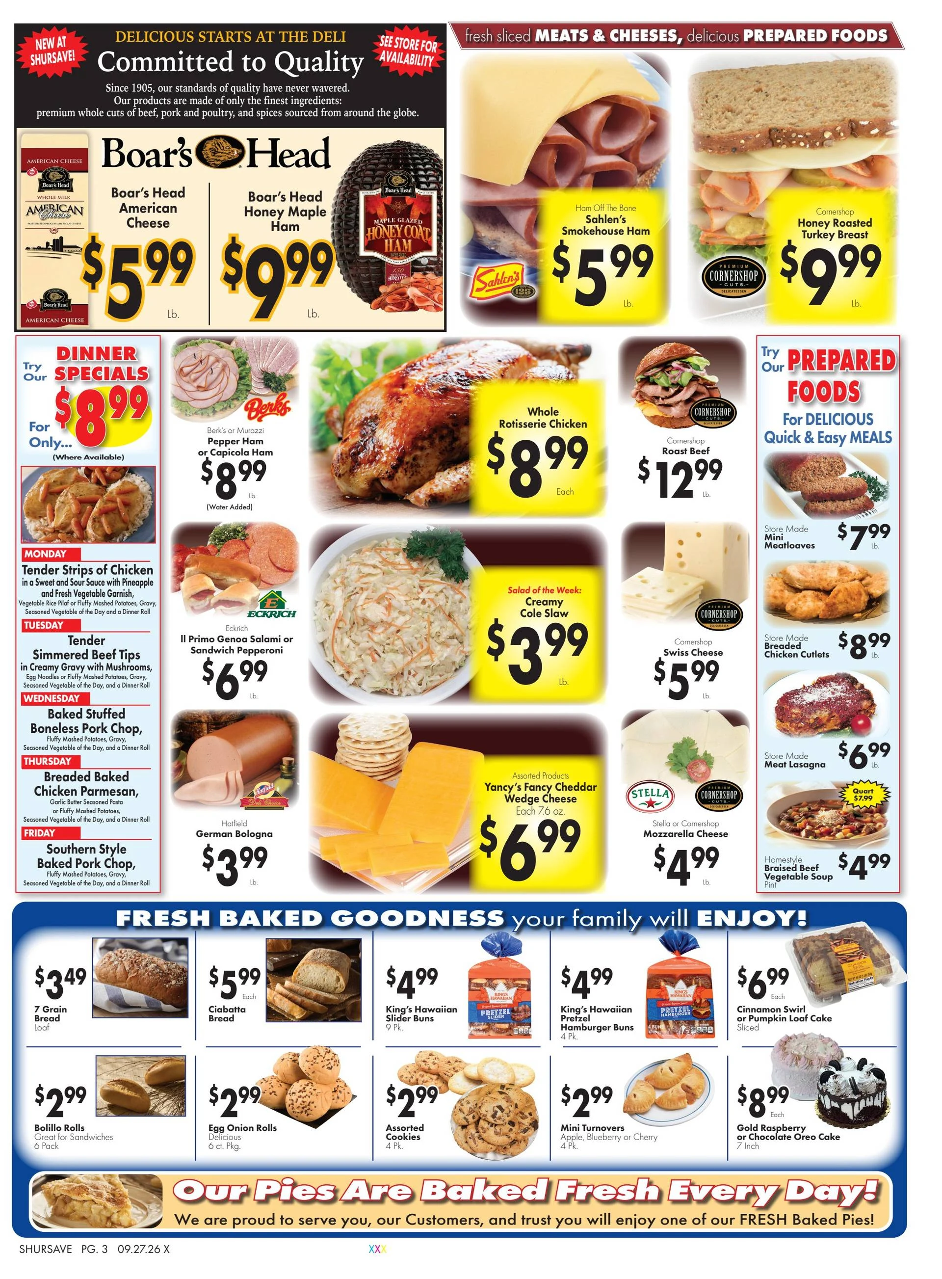 Schiel's Family Market Weekly Ad 9/27/2026 - 10/3/2026 - Page 3