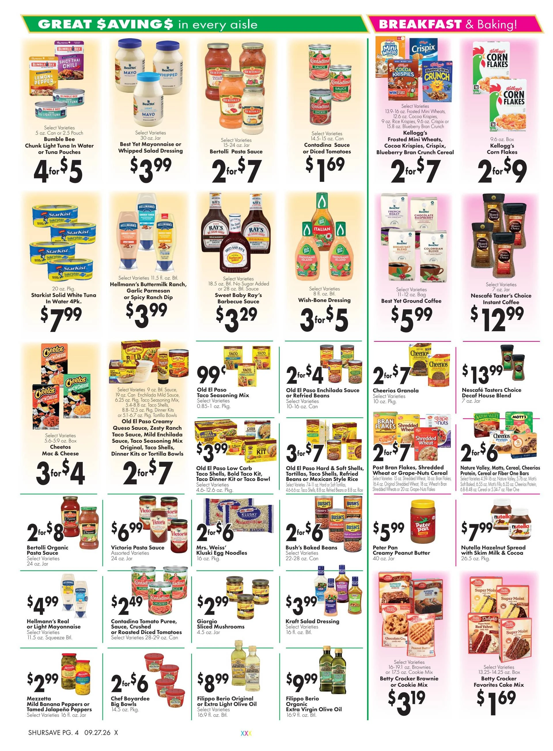 Schiel's Family Market Weekly Ad 9/27/2026 - 10/3/2026 - Page 4