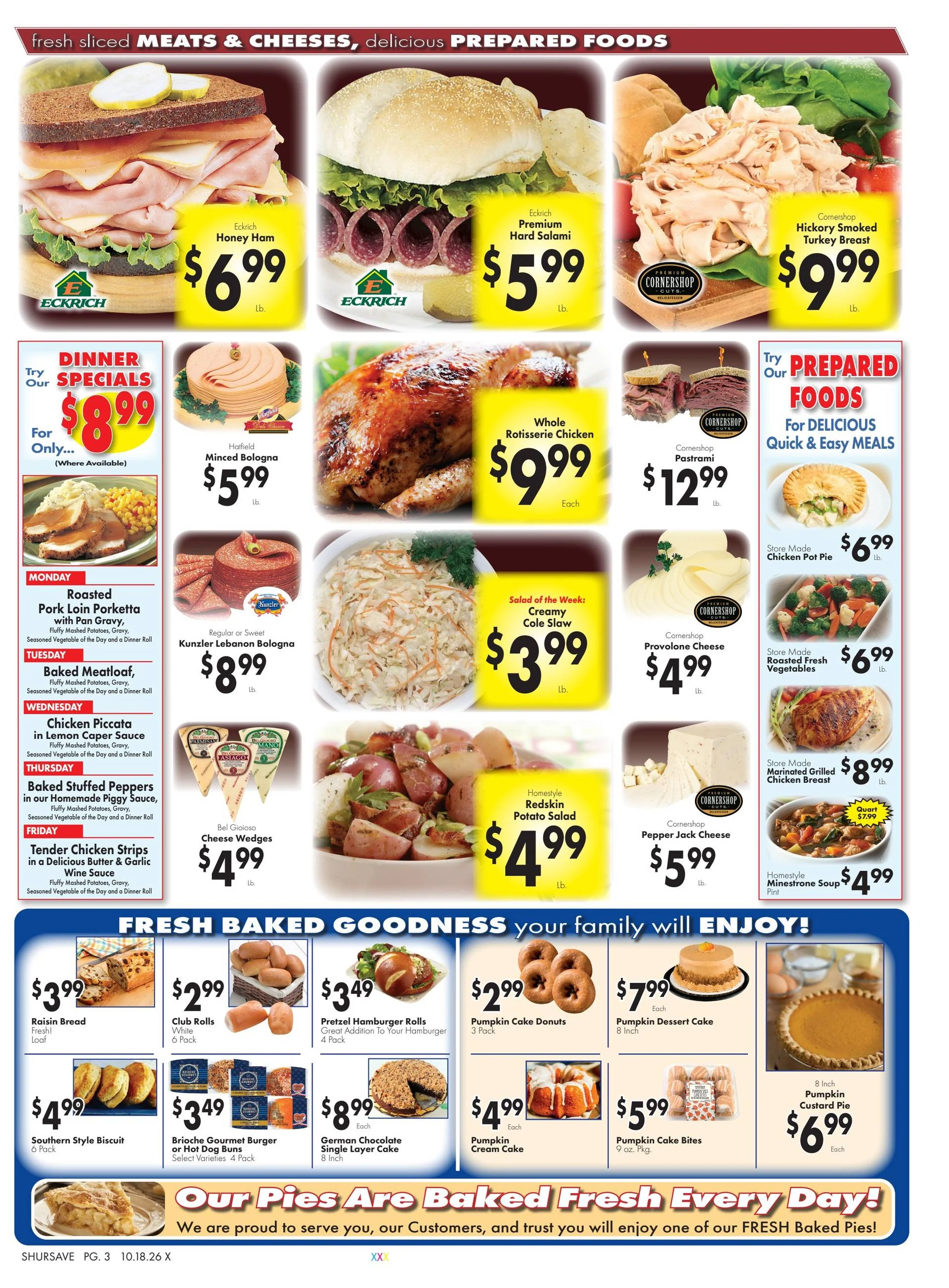 Schiel's Family Market Weekly Ad 10/18/2026 - 10/24/2026 - Page 3