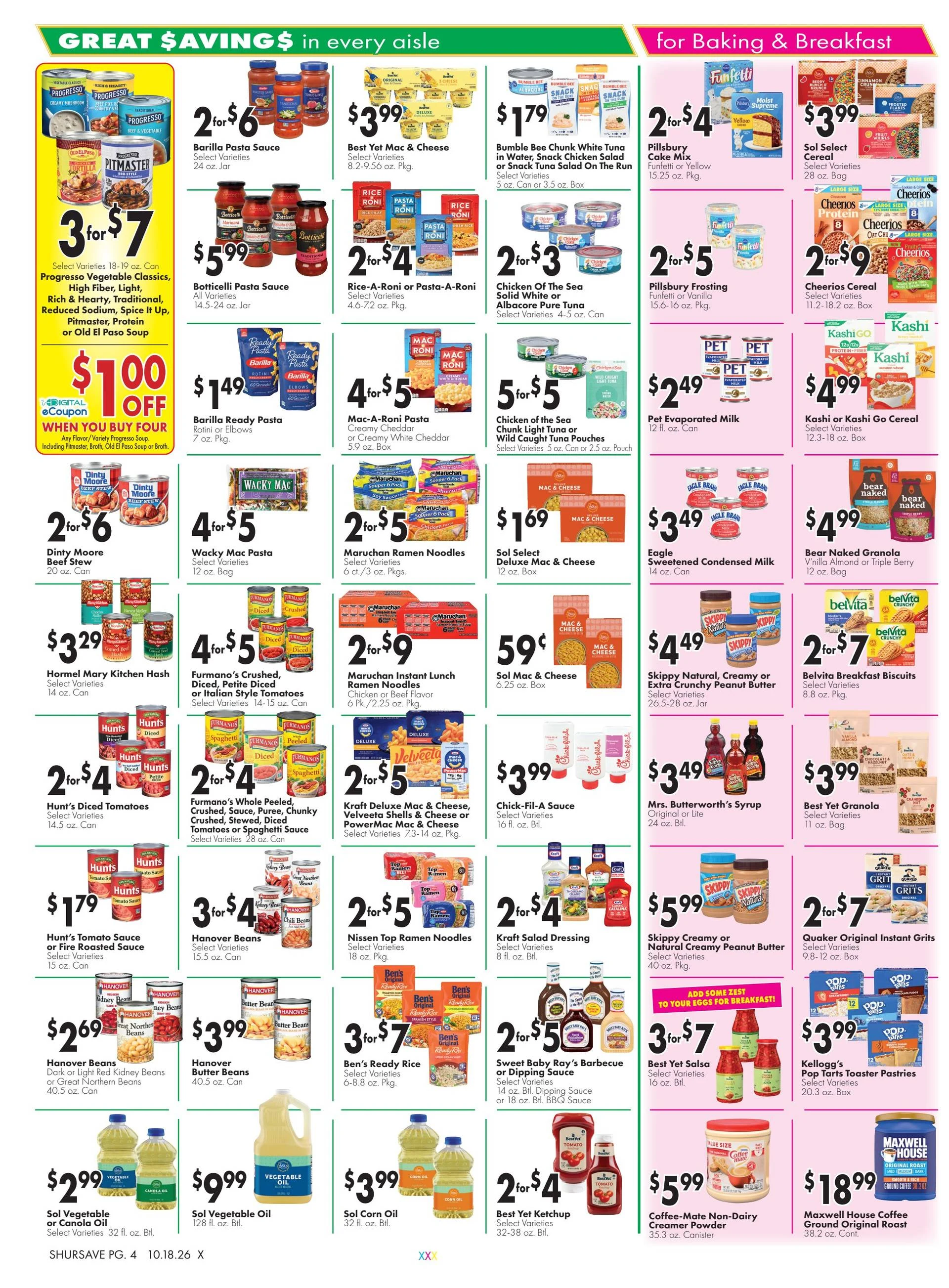 Schiel's Family Market Weekly Ad 10/18/2026 - 10/24/2026 - Page 4