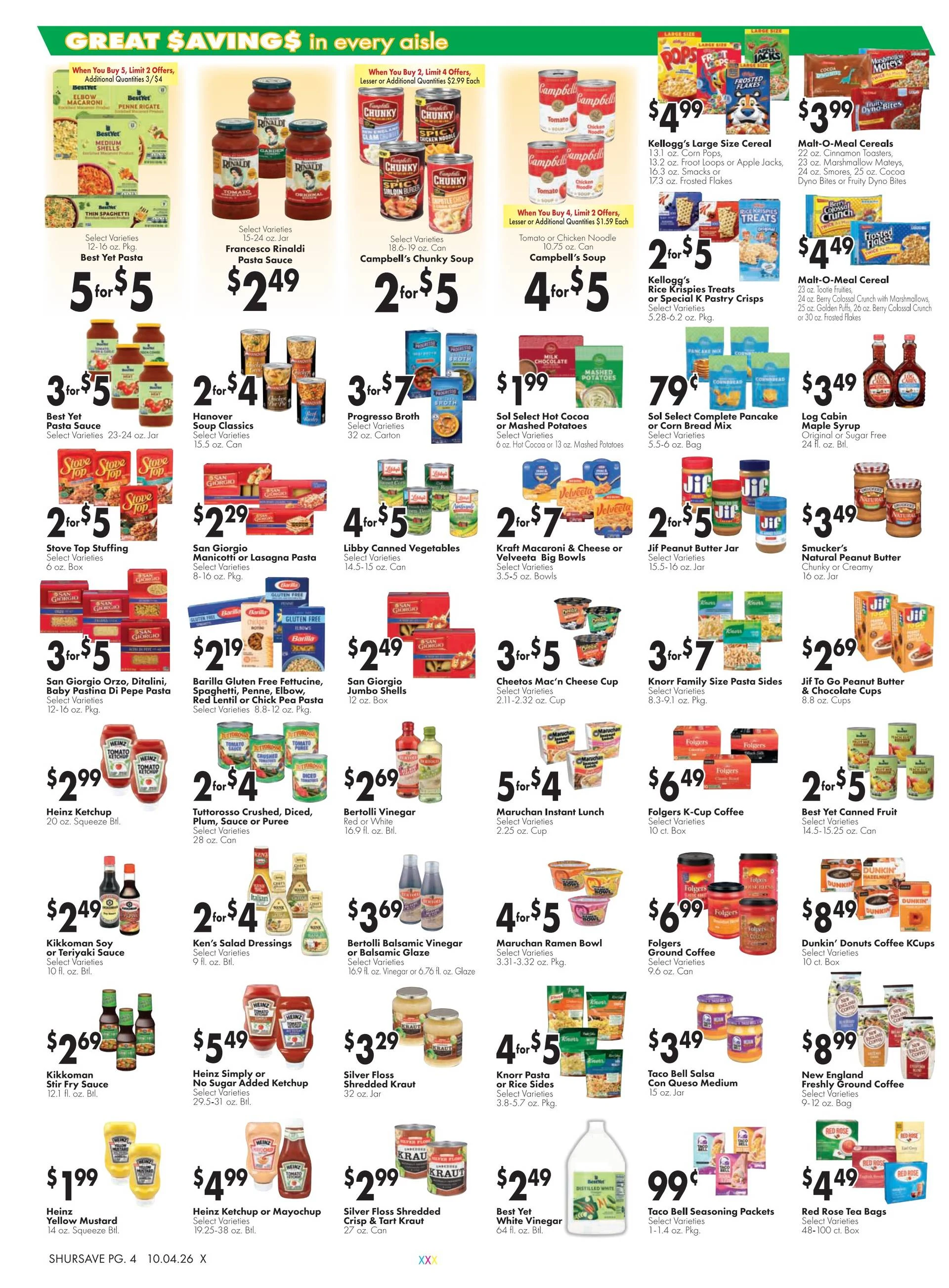 Schiel's Family Market Weekly Ad 10/4/2026 - 10/10/2026 - Page 4
