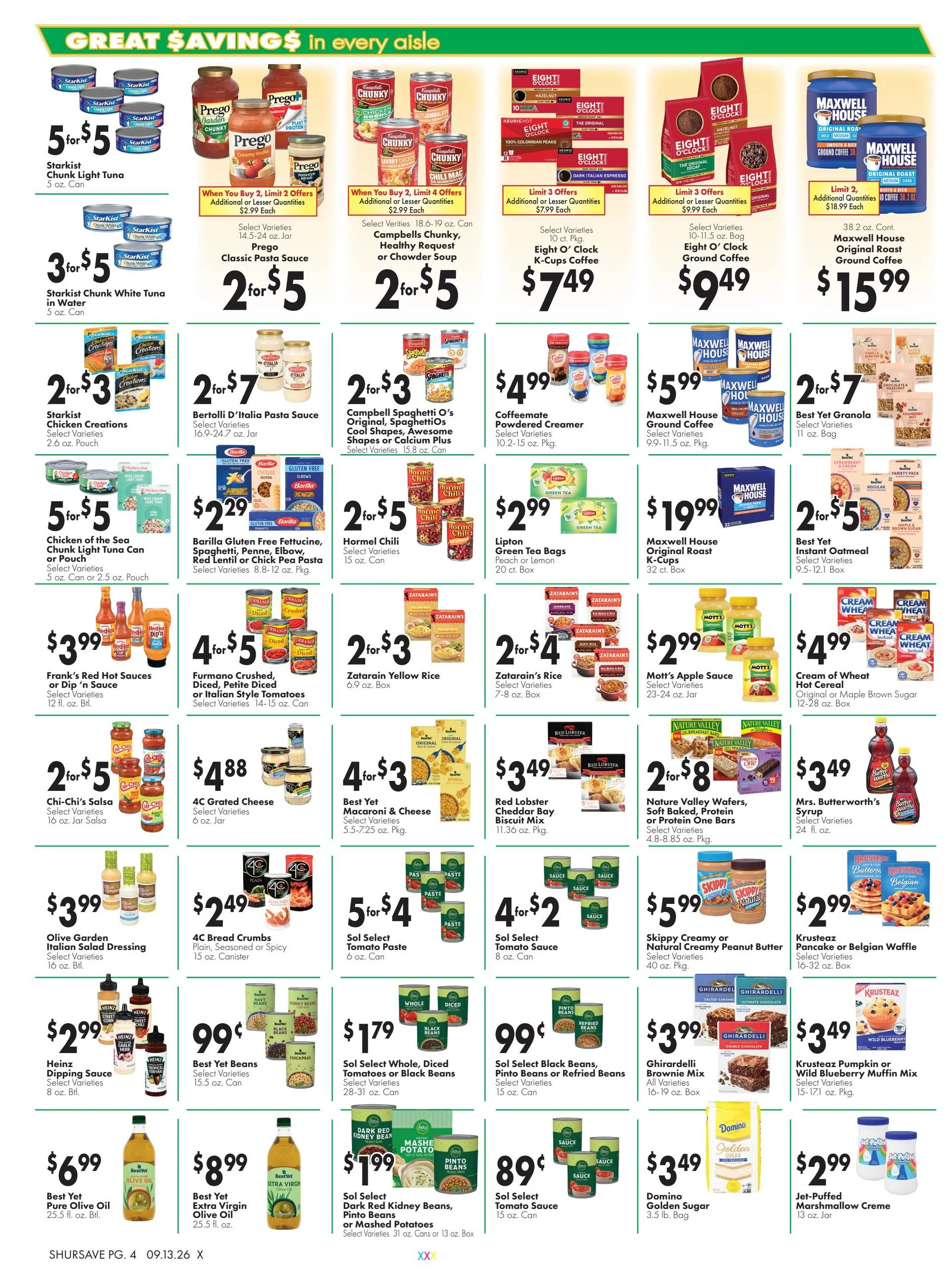 Schiel's Family Market Weekly Ad 9/13/2026 - 9/19/2026 - Page 4