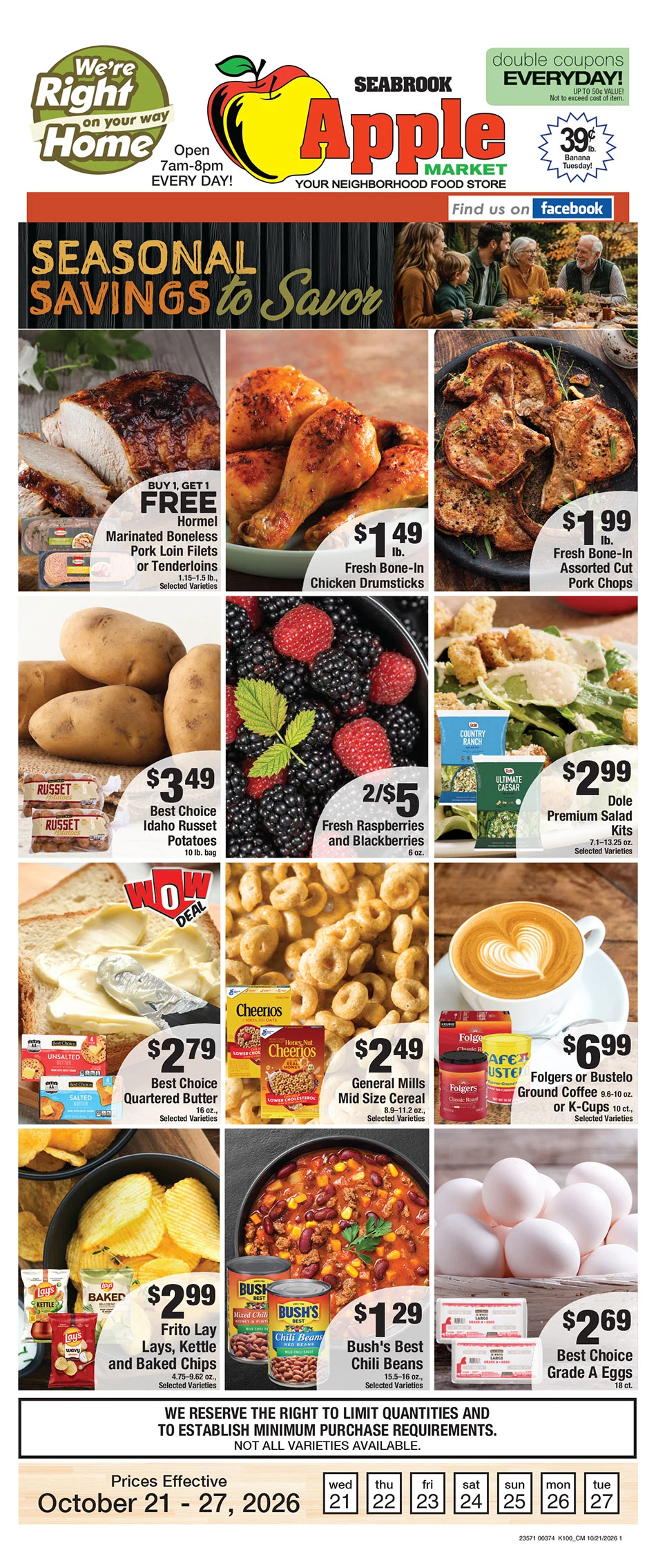 Seabrook Apple Market Weekly Specials - Page 1