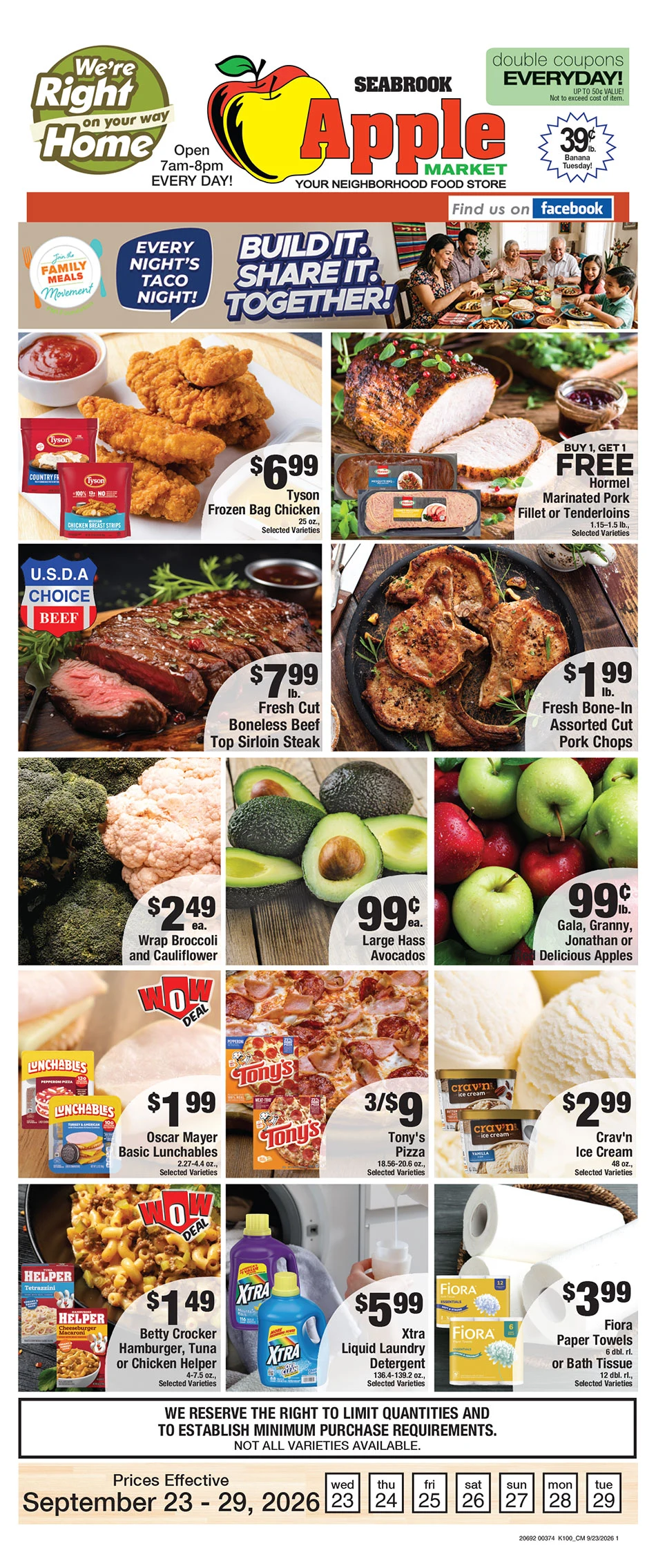 Seabrook Apple Market Weekly Specials - Page 1