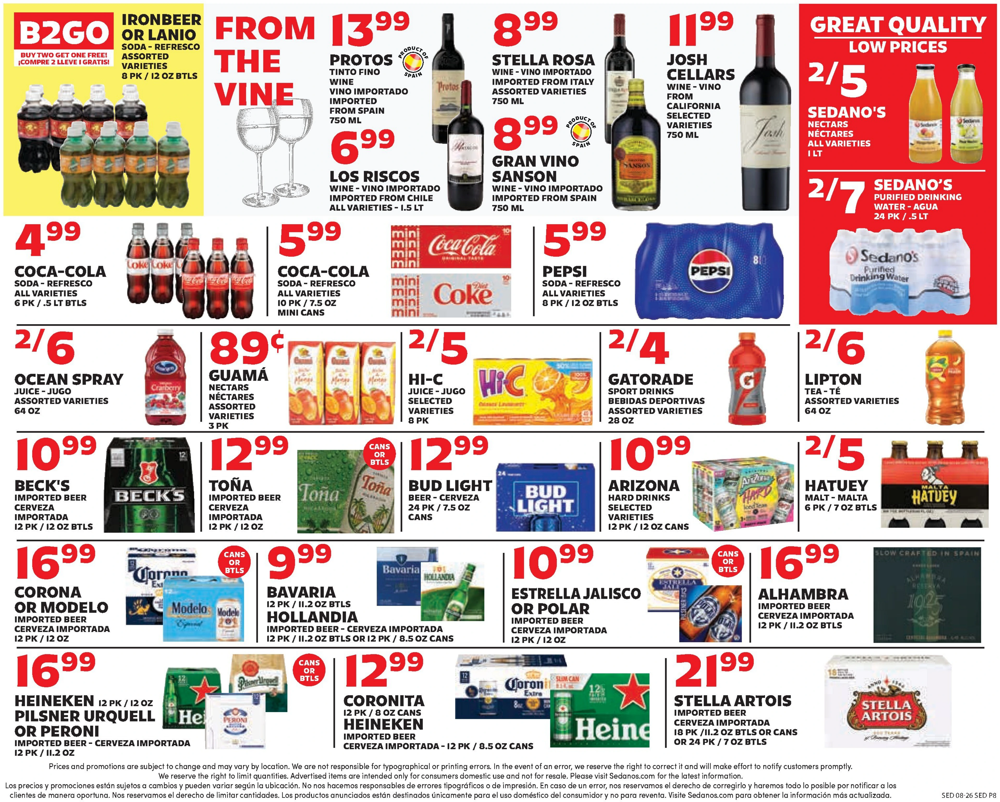 Sedanos Current Ad - Page 8