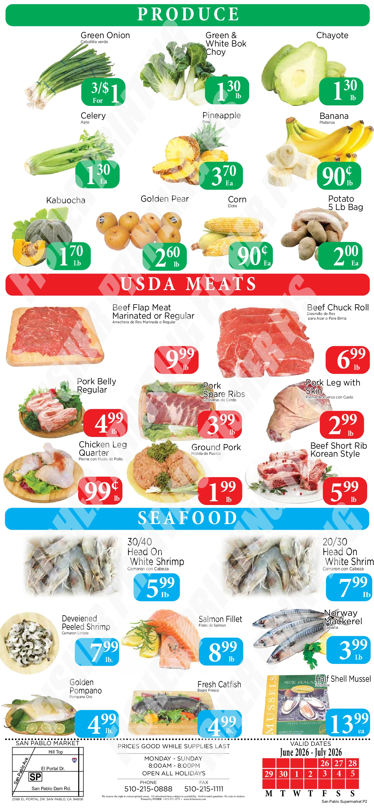 SF Supermarket These prices are ONLY applicable at the San Pablo Supermarket. - Page 2