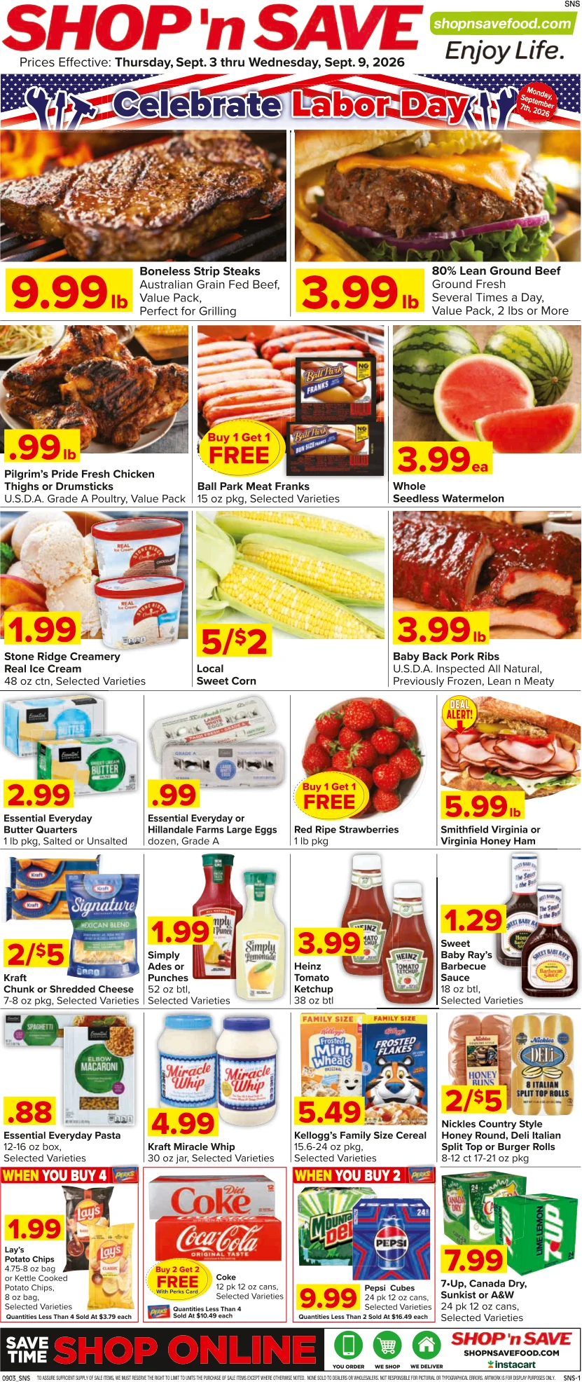 SHOP 'n SAVE - Ambridge / Carmichaels Group Weekly Specials - Page 1
