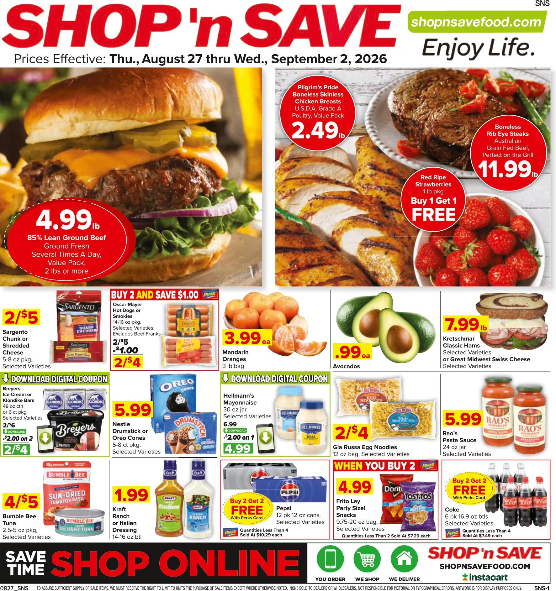 SHOP 'n SAVE - Ambridge / Carmichaels Group Weekly Specials - Page 1