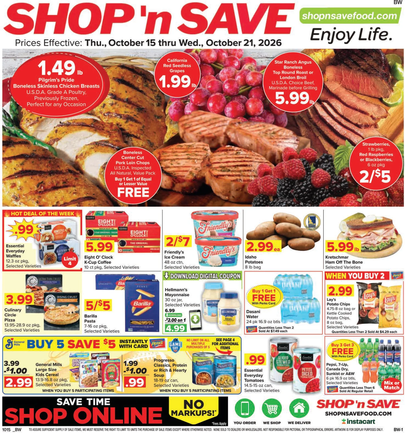 SHOP 'n SAVE - Buttermilk / Rochester Group Weekly Specials - Page 1