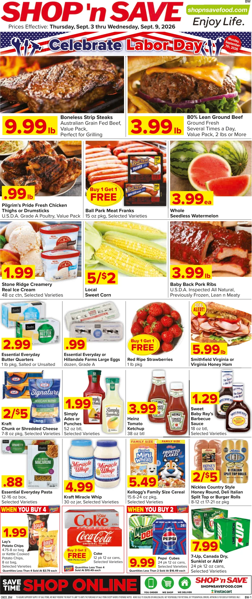 SHOP 'n SAVE - Buttermilk / Rochester Group Weekly Specials - Page 1
