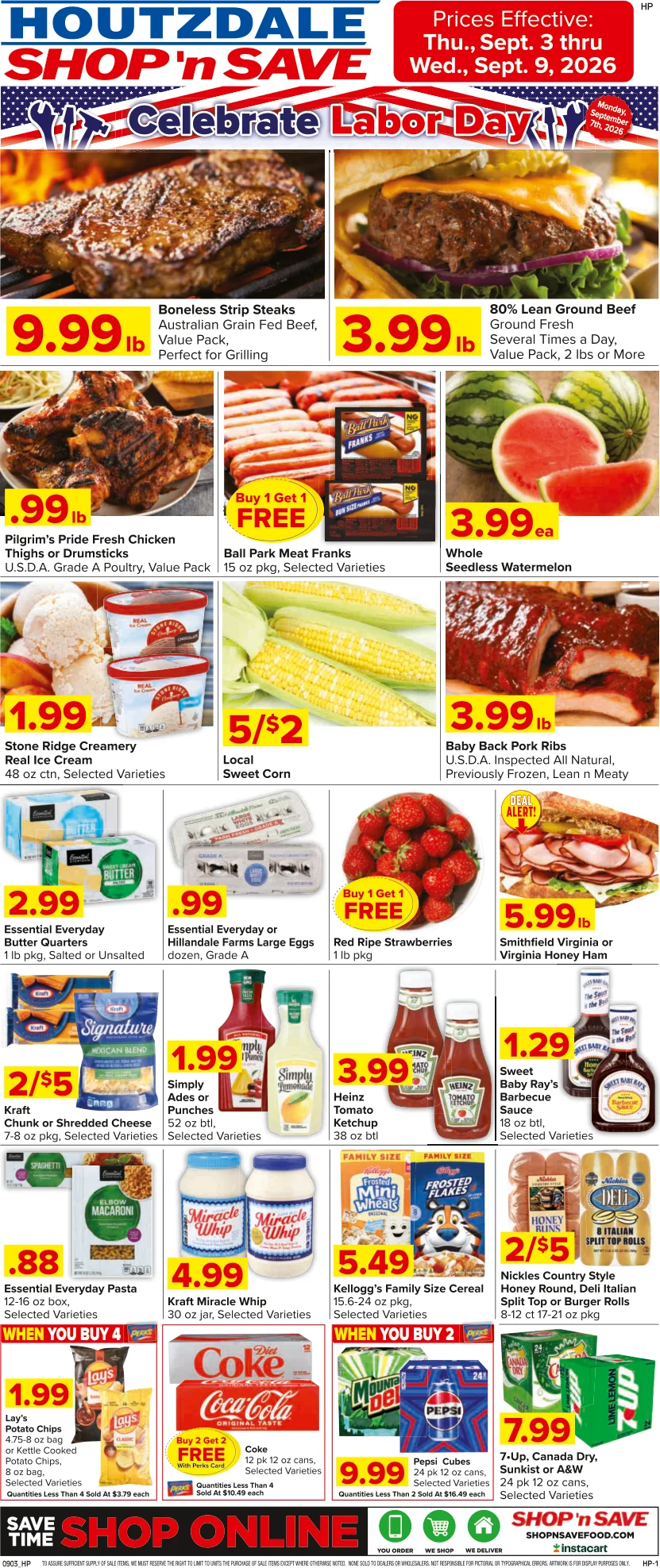 SHOP 'n SAVE - Houtzdale Group Weekly Specials - Page 1