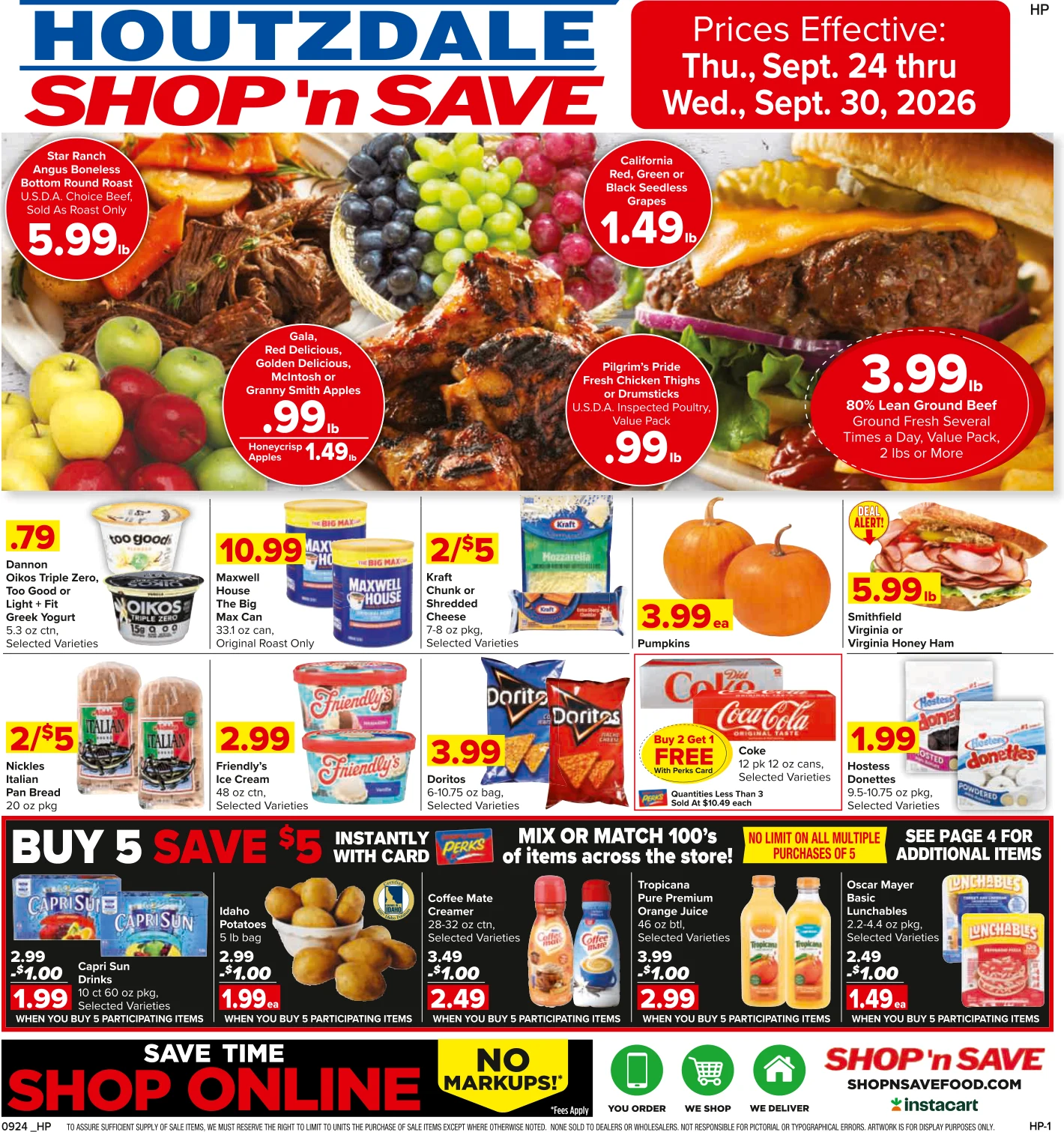 SHOP 'n SAVE - Houtzdale Group Weekly Specials - Page 1